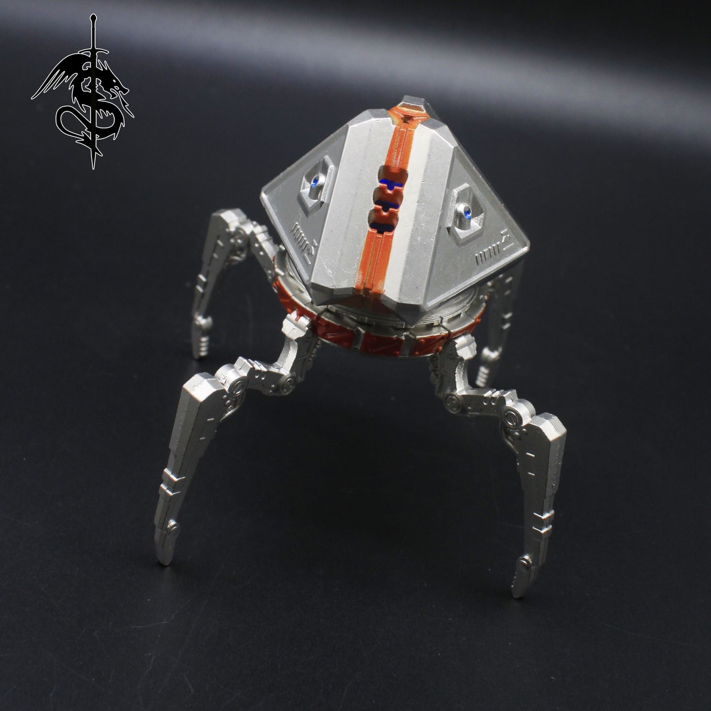 Glowing Heirloom Loot Robot Metal Figure Display