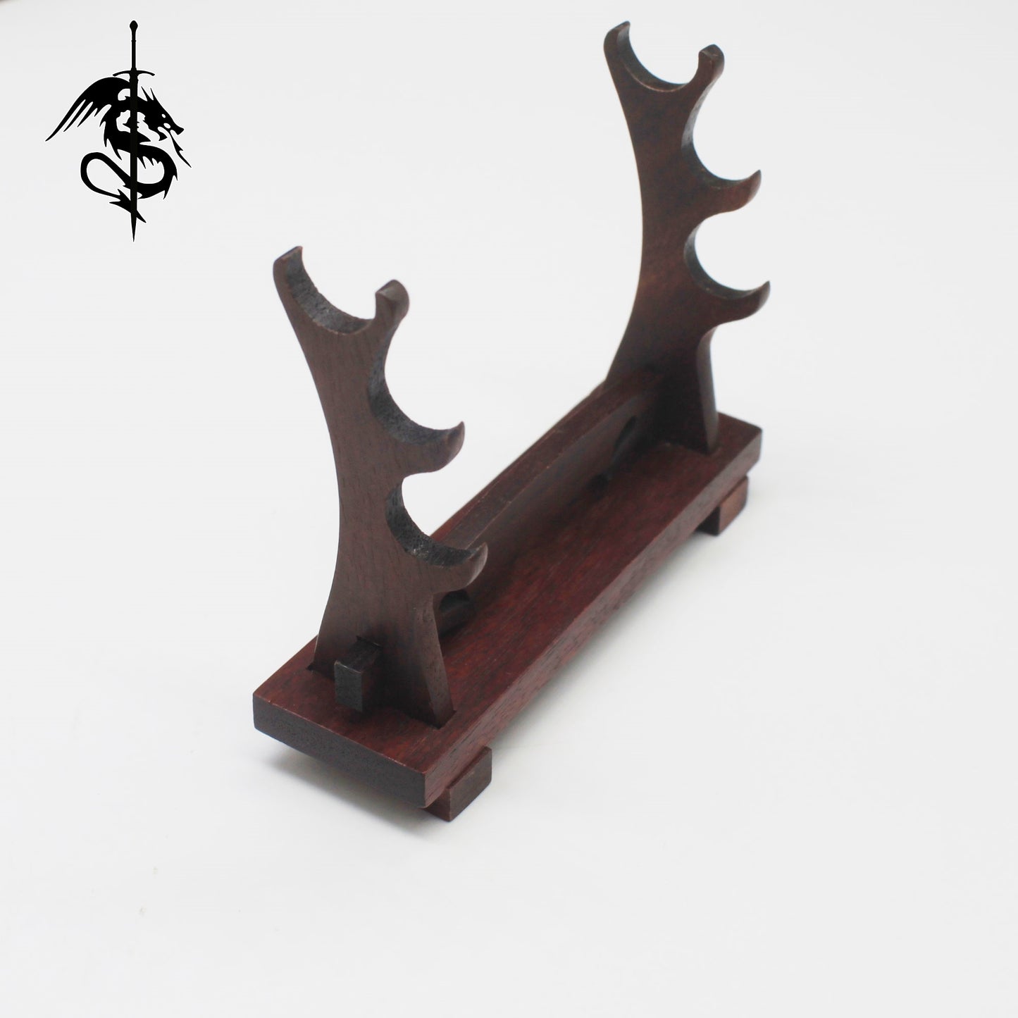 3-Layer Blood Sandalwood High-End Wooden Display Stand