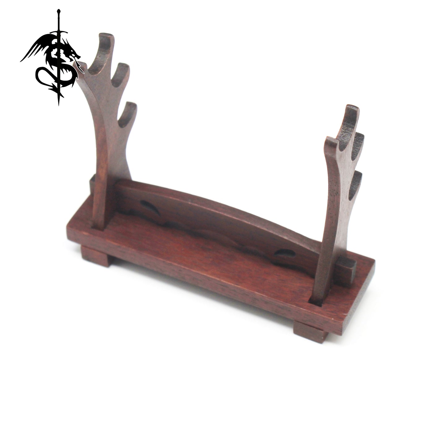 3-Layer Blood Sandalwood High-End Wooden Display Stand