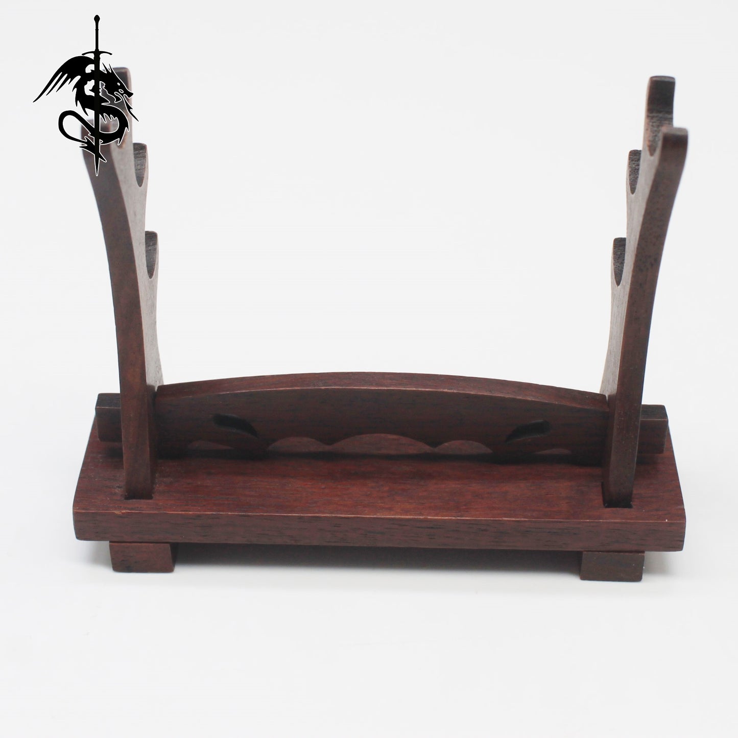 3-Layer Blood Sandalwood High-End Wooden Display Stand