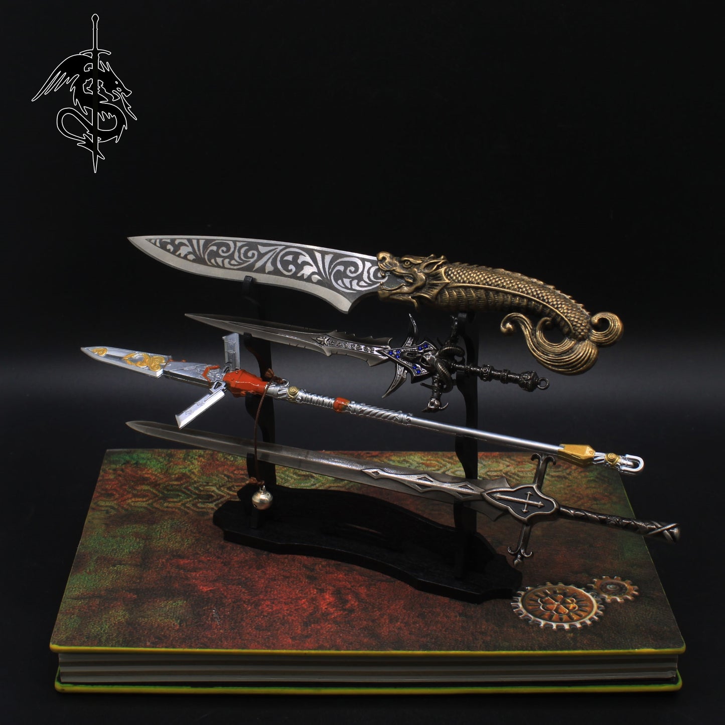4-layer Wooden Stand Miniature Display Holder