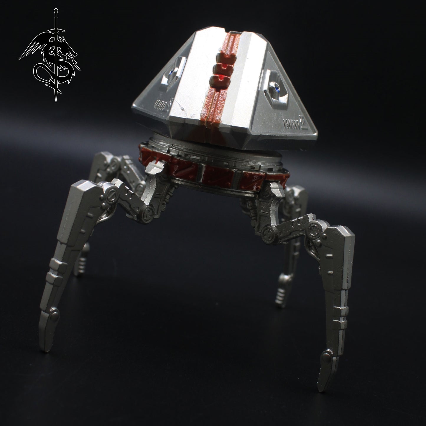 Glowing Heirloom Loot Robot Metal Figure Display