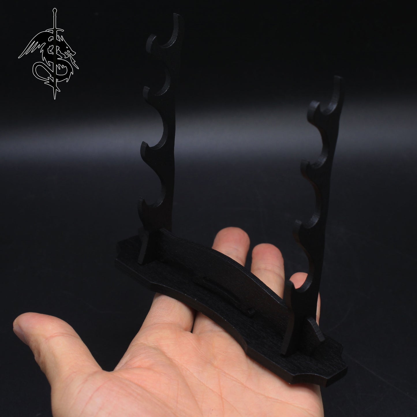 4-layer Wooden Stand Miniature Display Holder