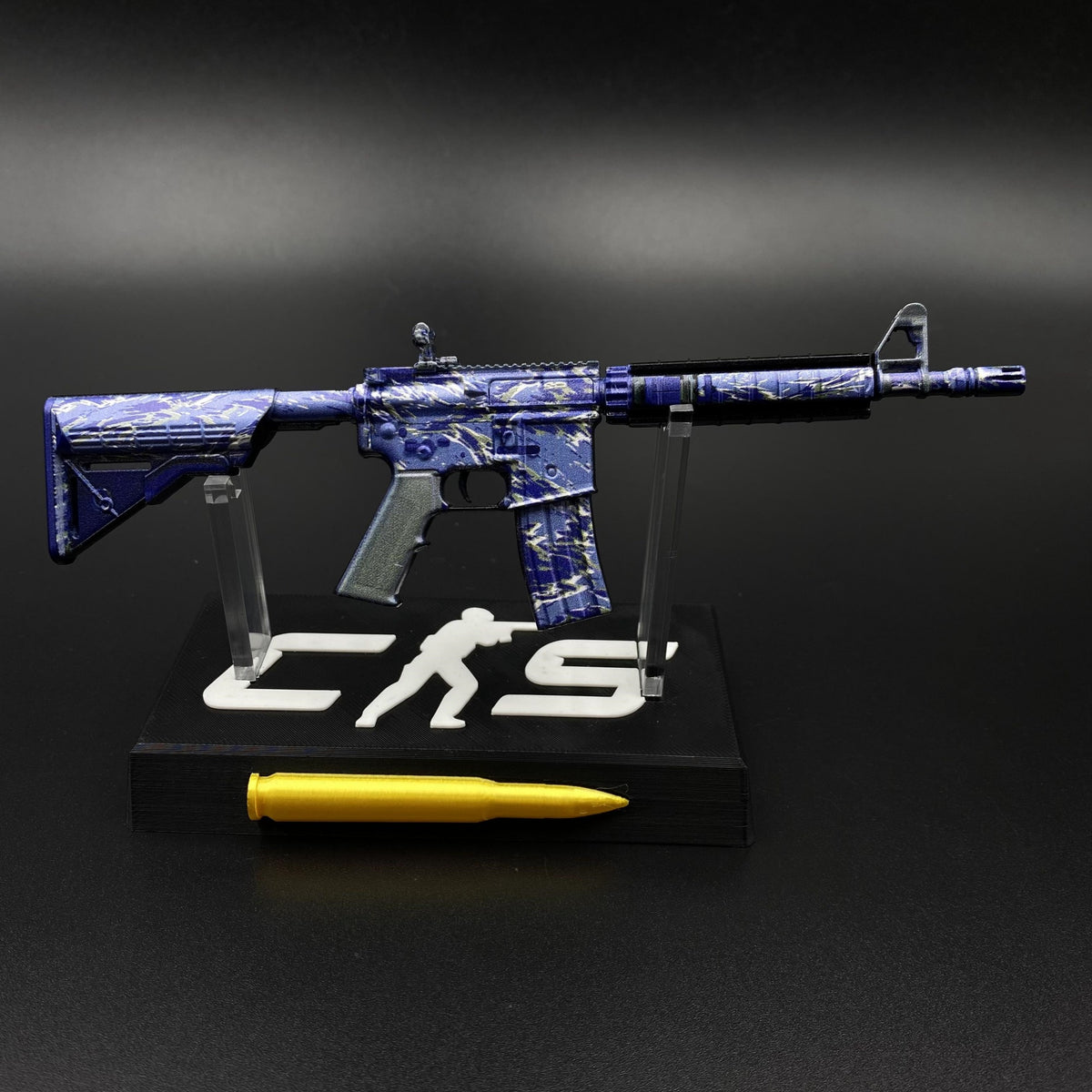 M4A4 Naval Shred Camo Gun CS2 Game Replica For Collectible