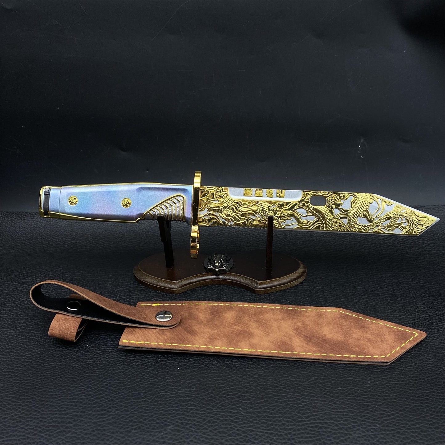 DF Dragon Tooth Knife Metal Blunt Prop 26CM/10.2"