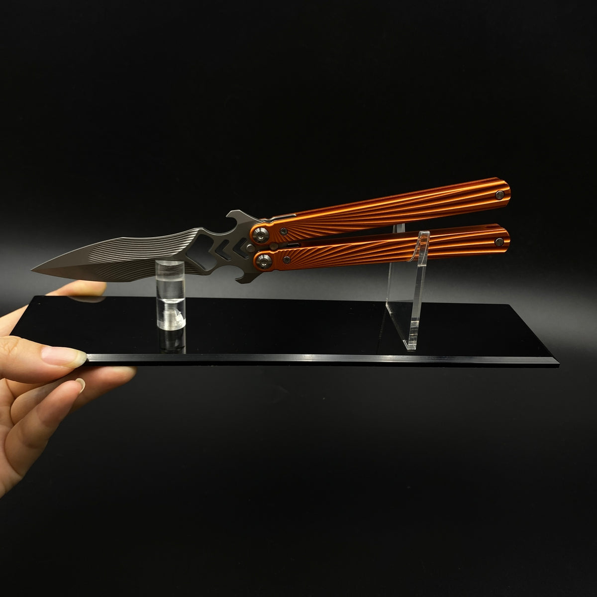 Reviver Butterfly Knife Trainer, Unsharpened Balisong Practice Tool, Flipping Trainer
