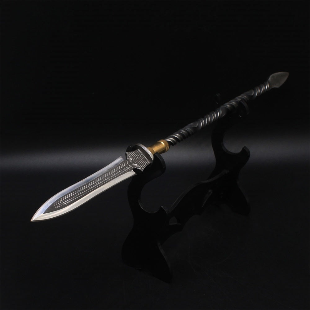 High-End Steel Hand Forged Long Handle Spear 33CM/13"