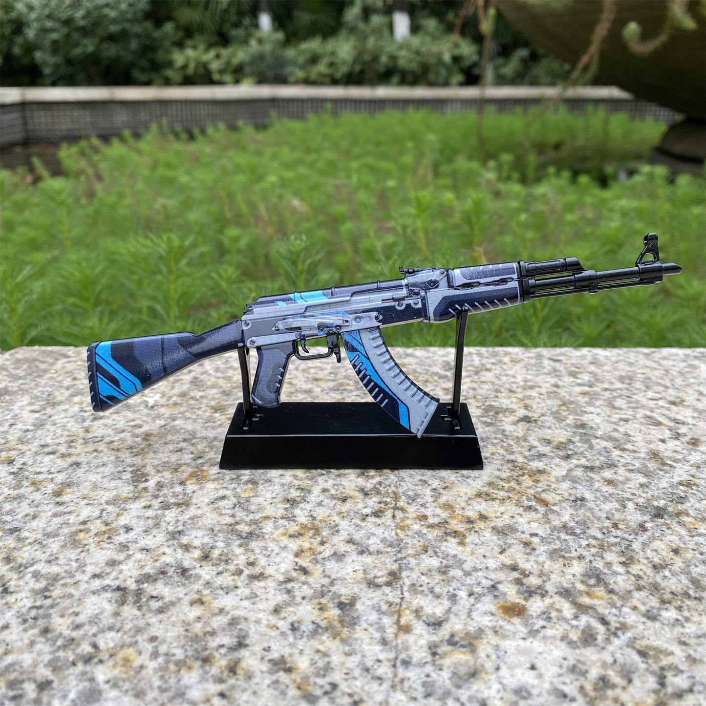 GO Game Metal AK-47 Vulcan Skin Tiny Gun Replica