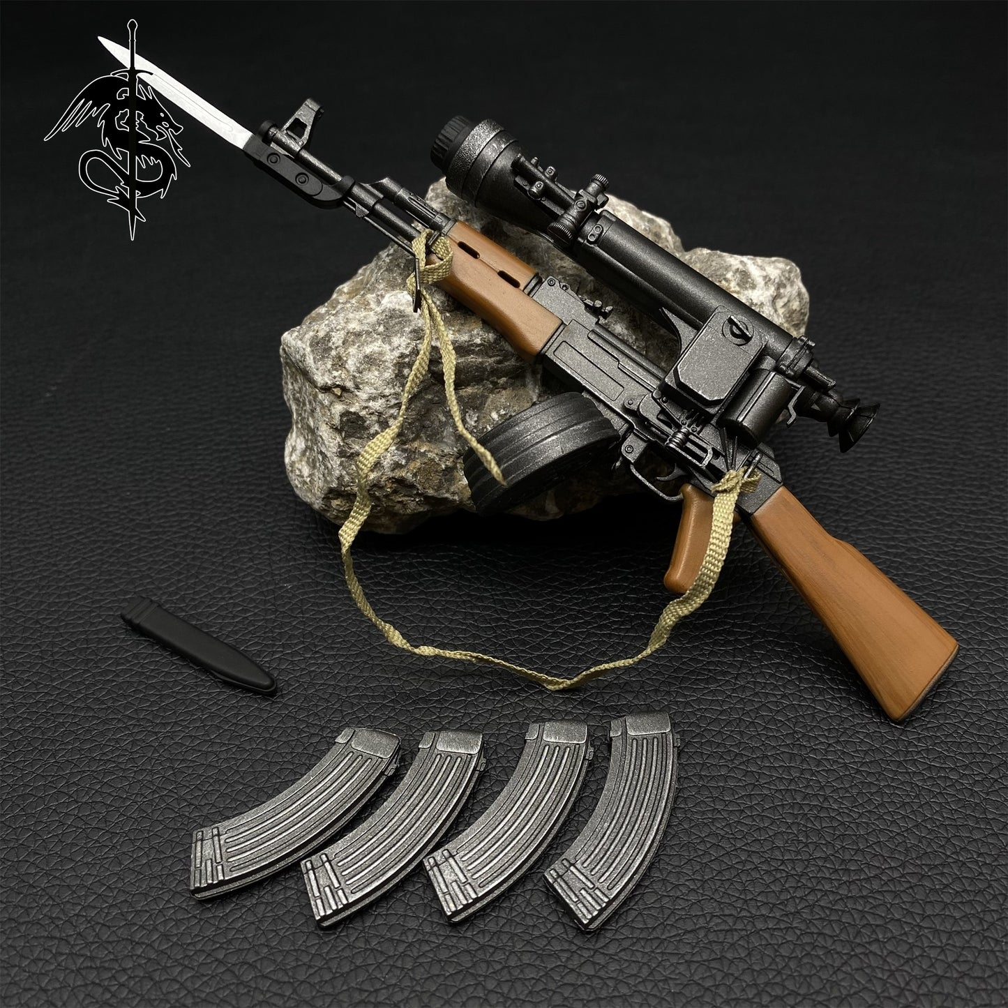 One-Sixth AK-47 Replica Small Avtomat Kalashnikova Rifle Professional