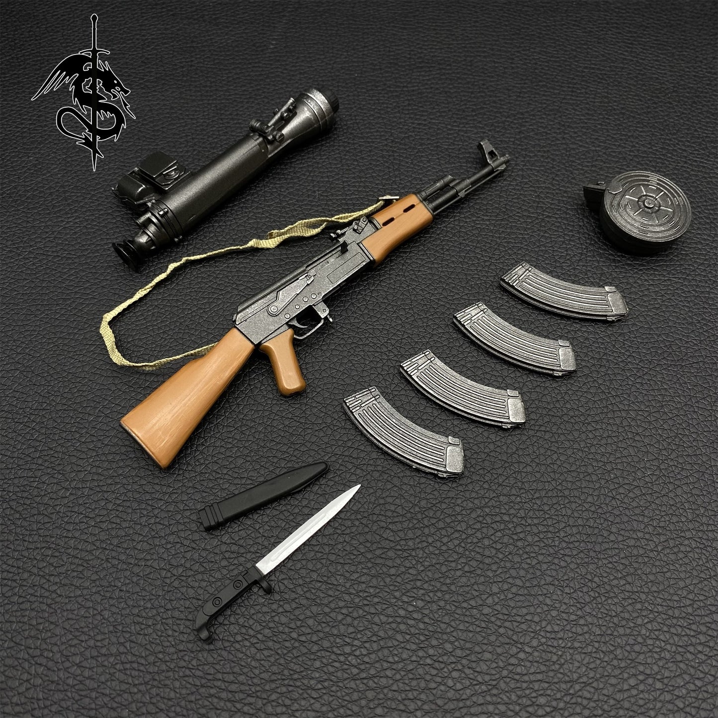 One-Sixth AK-47 Replica Small Avtomat Kalashnikova Rifle Professional