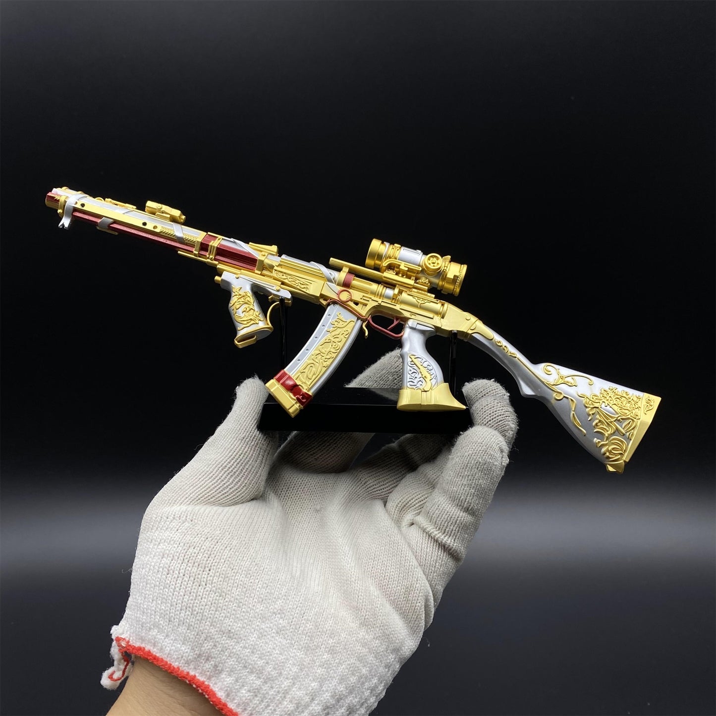Delta Force Most Wanted Skin AS Val Rifle Metal Miniature