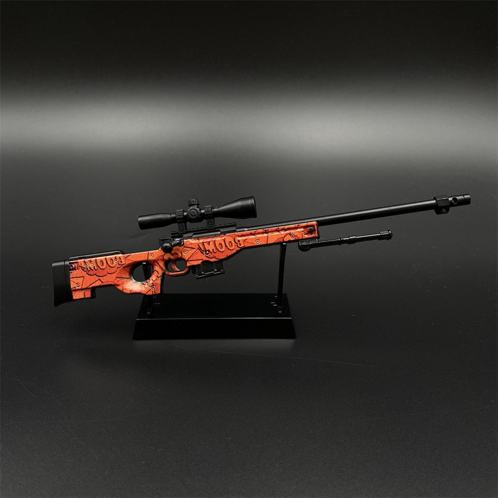 Mini CS2 AWP Gun Printstream Crako Neo-Noir Medusa Miniature For Collection