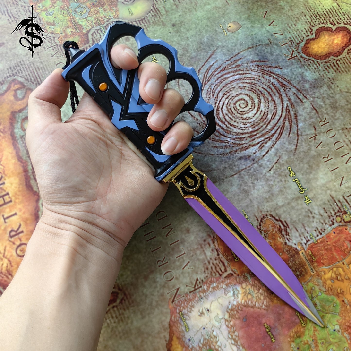 Metal Altitude Knuckle Knife Blunt Blade Weapon