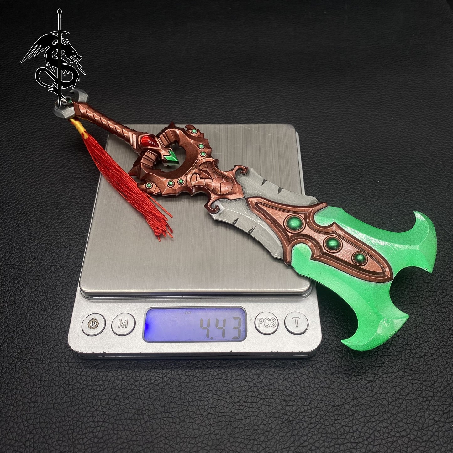 WOW Two Hand Weapon Apolyon The Soul Render Game Peripheral Metal Sword