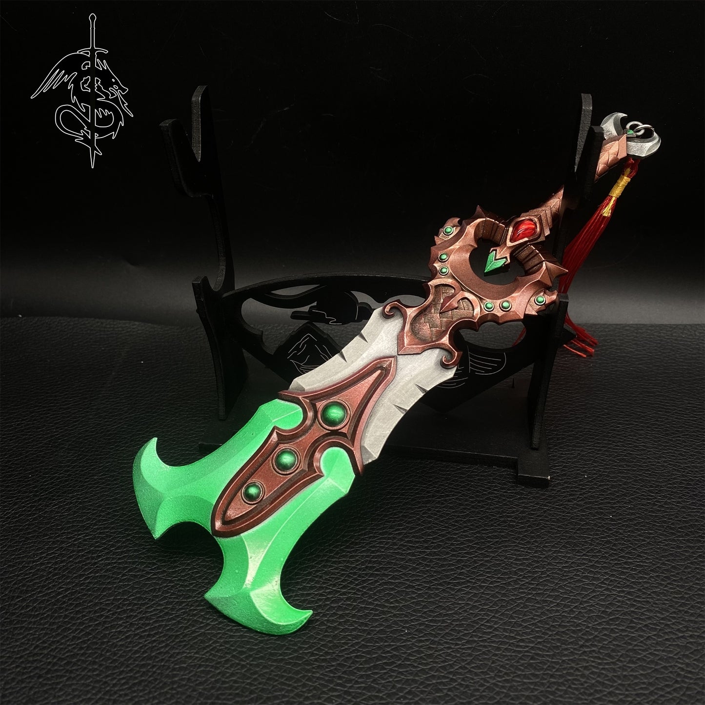 WOW Two Hand Weapon Apolyon The Soul Render Game Peripheral Metal Sword