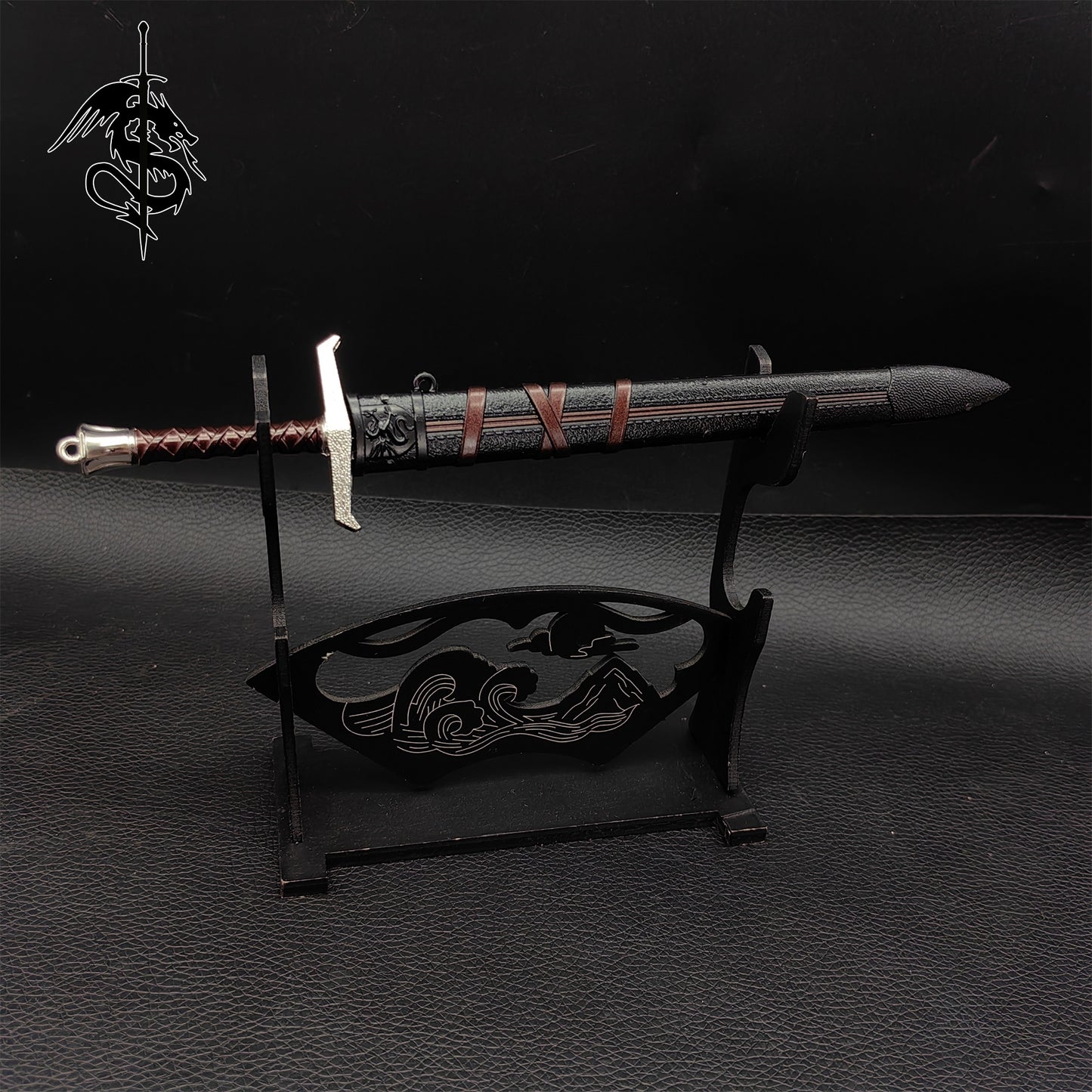 Metal Middle Age King Arthur Sword Miniature Replica Collection