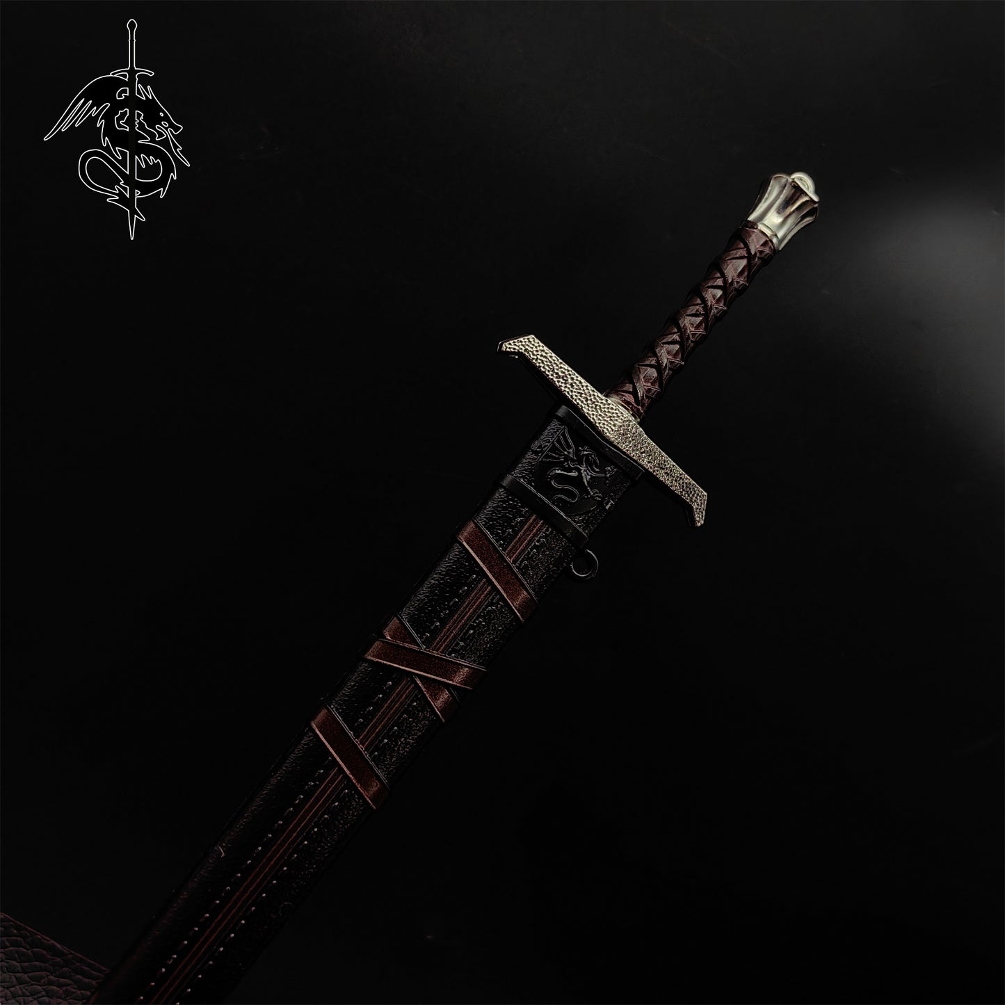 Metal Middle Age King Arthur Sword Miniature Replica Collection