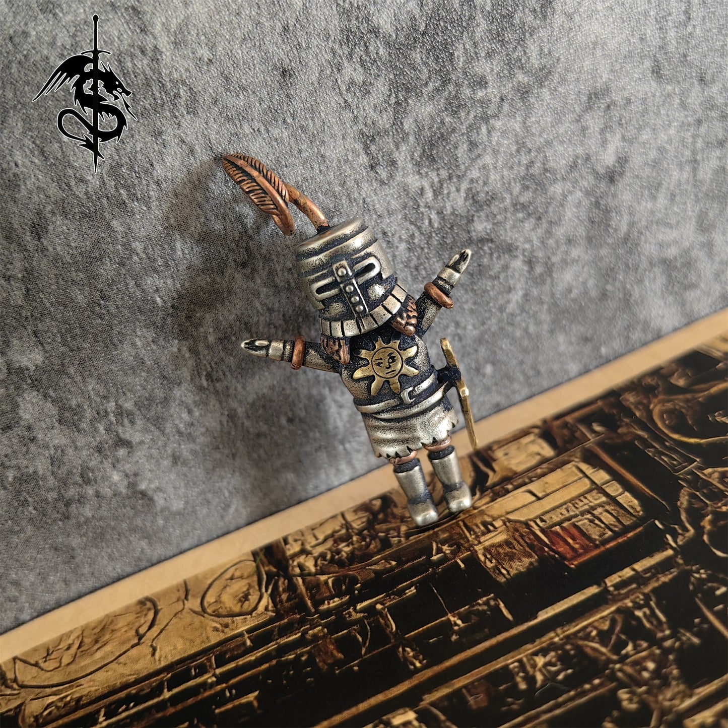 Solaire of Astora Necklace Sun Knight 925 Silver Pendant