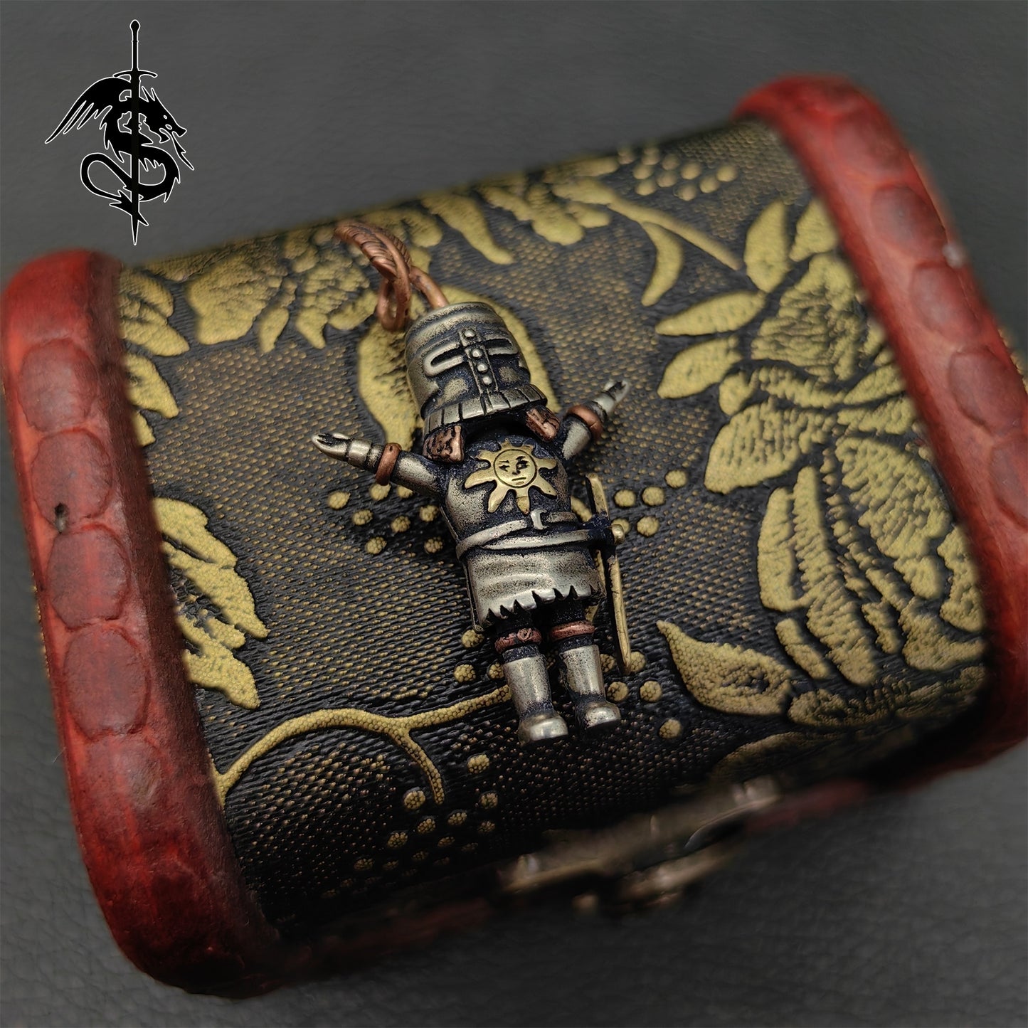 Solaire of Astora Necklace Sun Knight 925 Silver Pendant