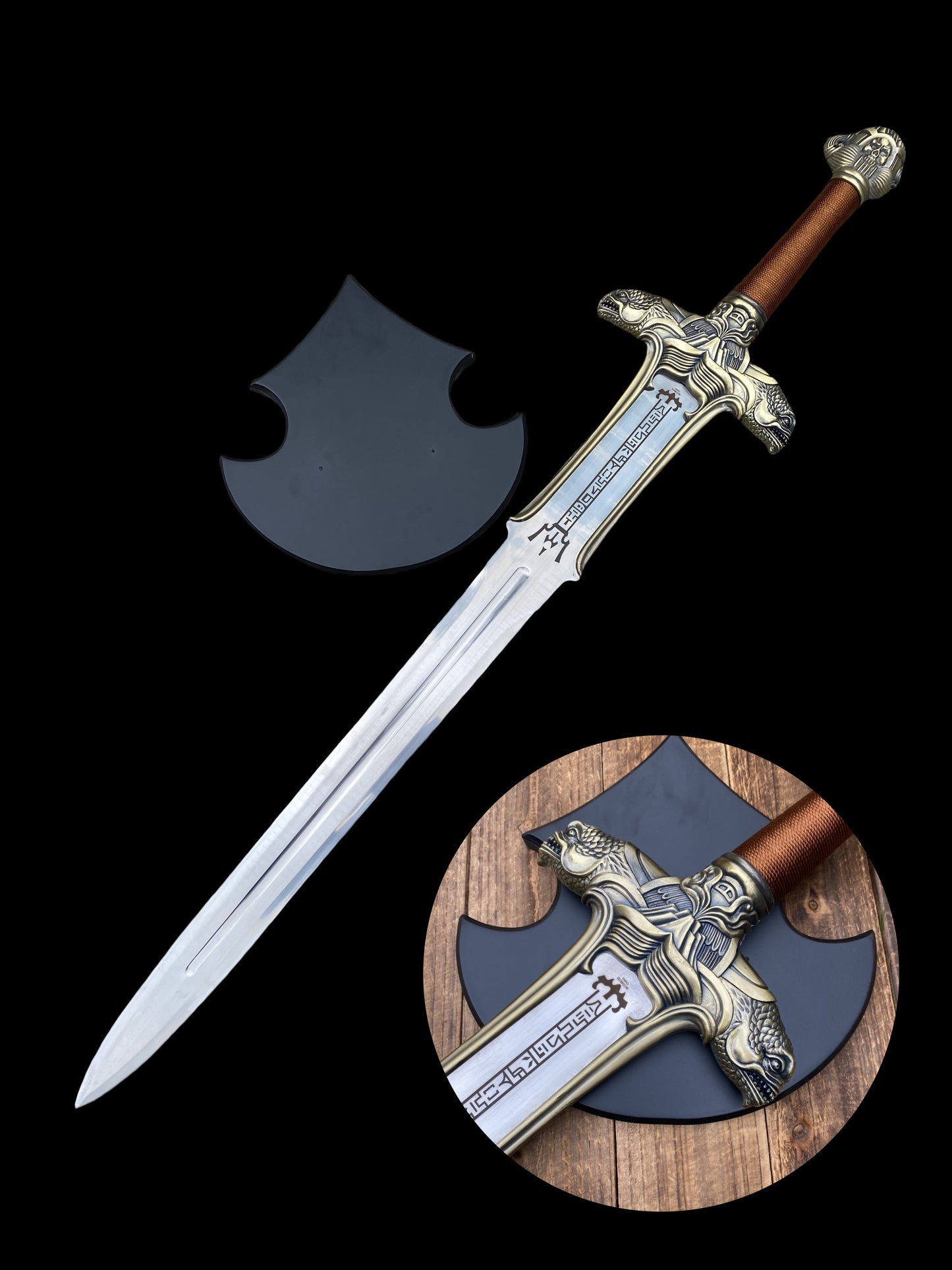 Atlantean Sword Life-Size Steel Replica