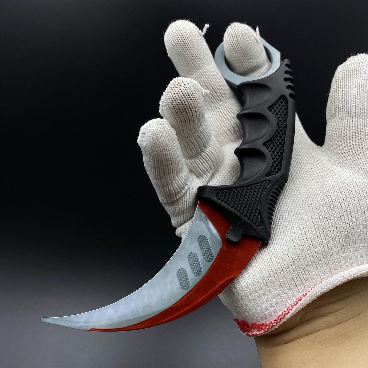 CS2 Game Karambit Autotronic Skin Replica Dull Blade Trainer Knife For Collection Model