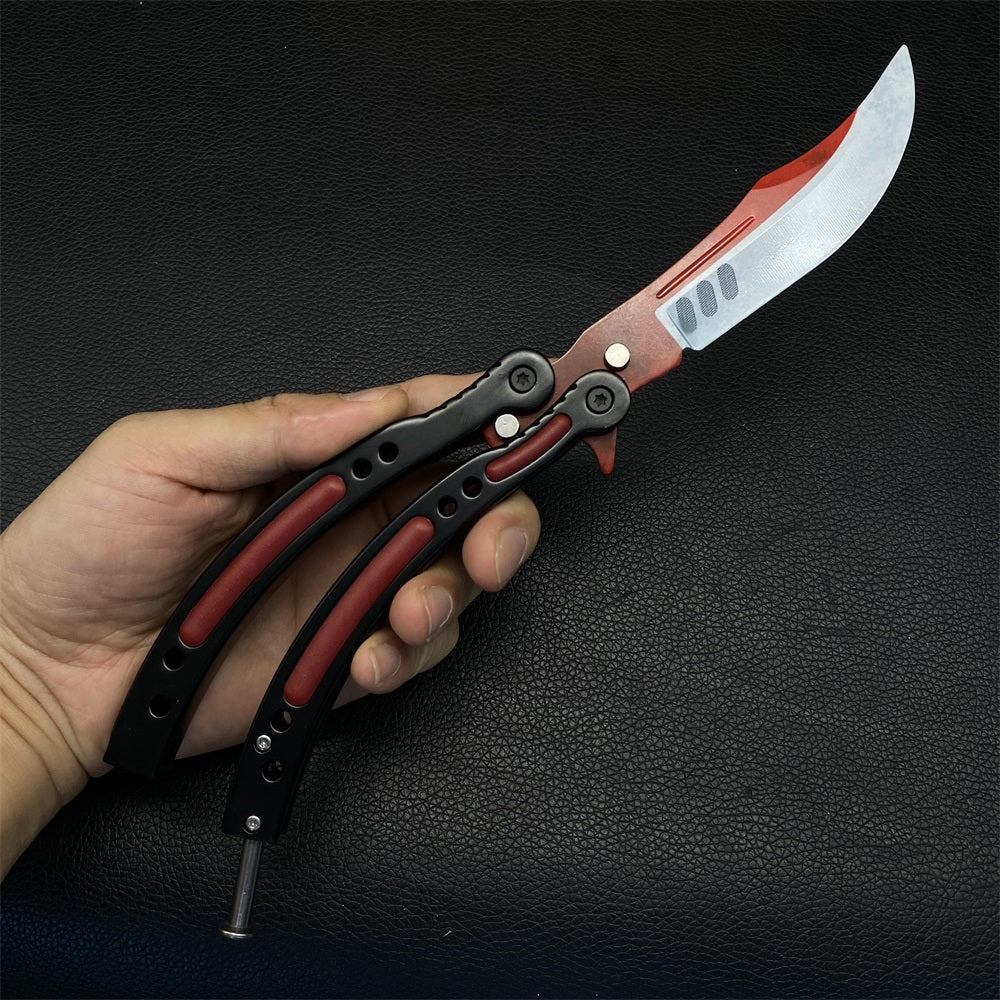 Autotronic Skin Karambit Trainer & Balisong Knife Gift Case