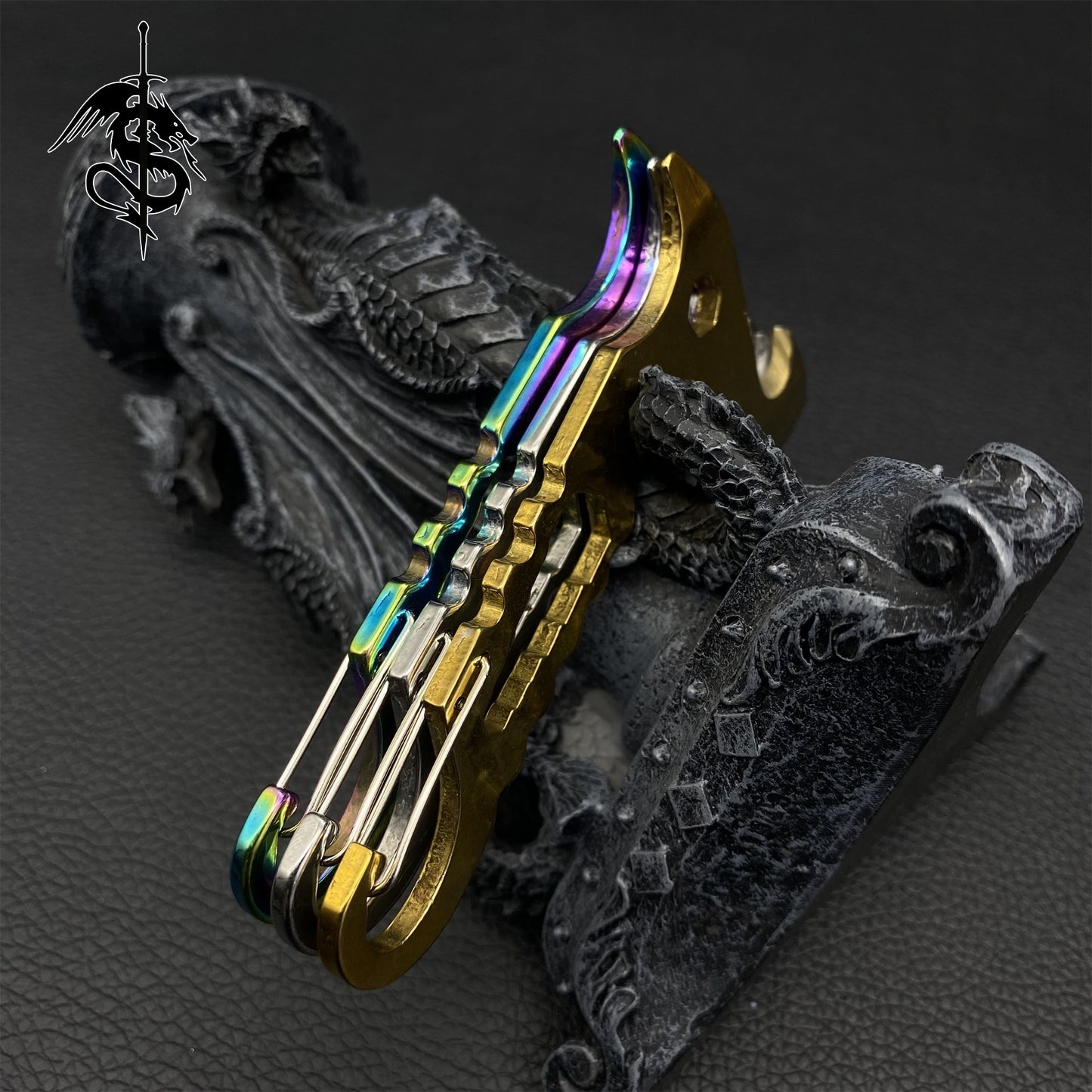 Tiny Multifunctional Steel Axe EDC Sharp Outdoor Tool Knife