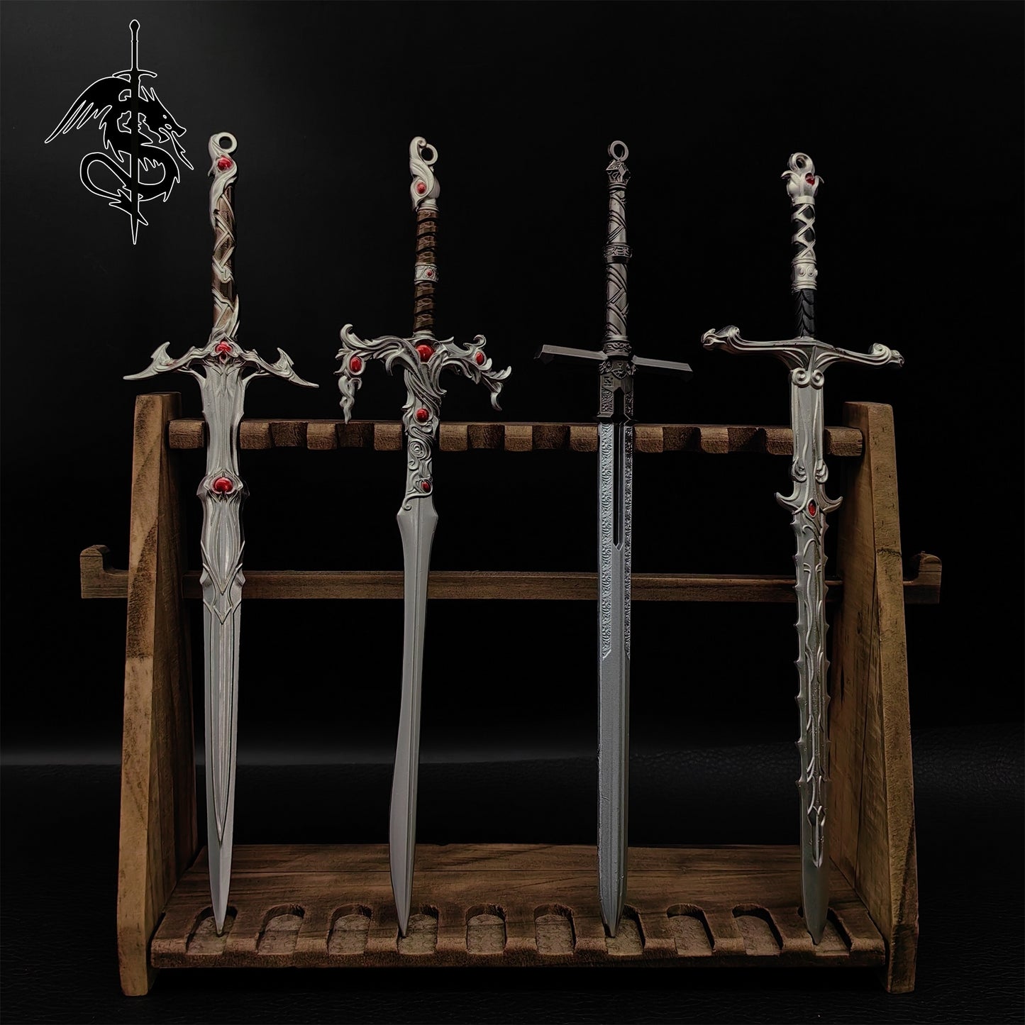 BG3 Blunt Blade Game Swords Display Prop 4 In 1 Gift Box