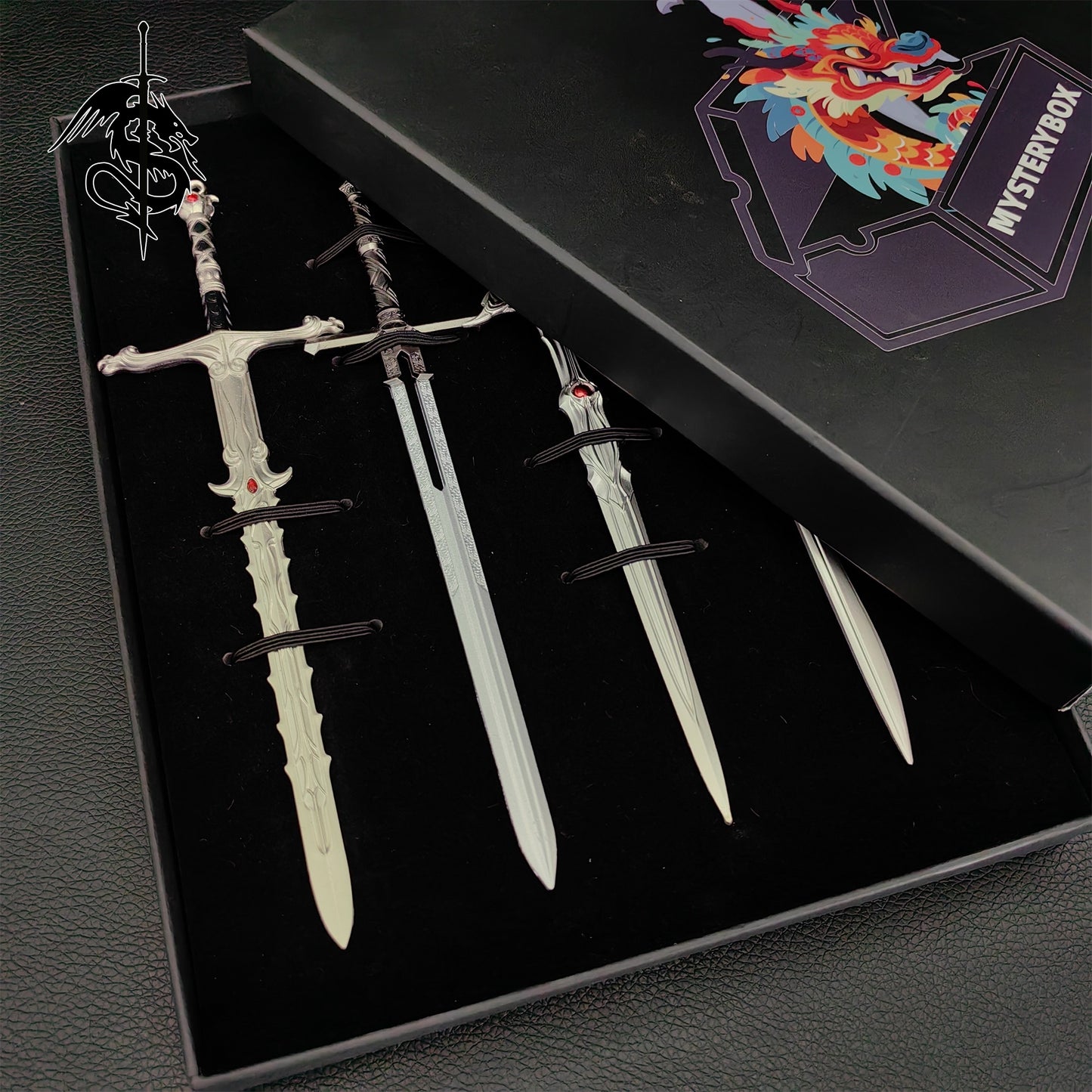 BG3 Blunt Blade Game Swords Display Prop 4 In 1 Gift Box