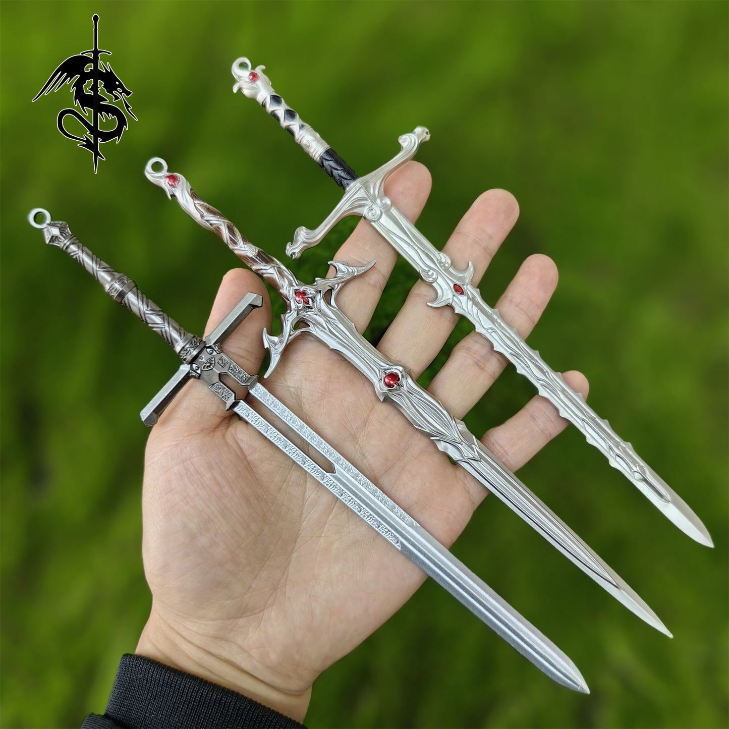BG3 Blunt Blade Game Swords Display Prop 4 In 1 Gift Box