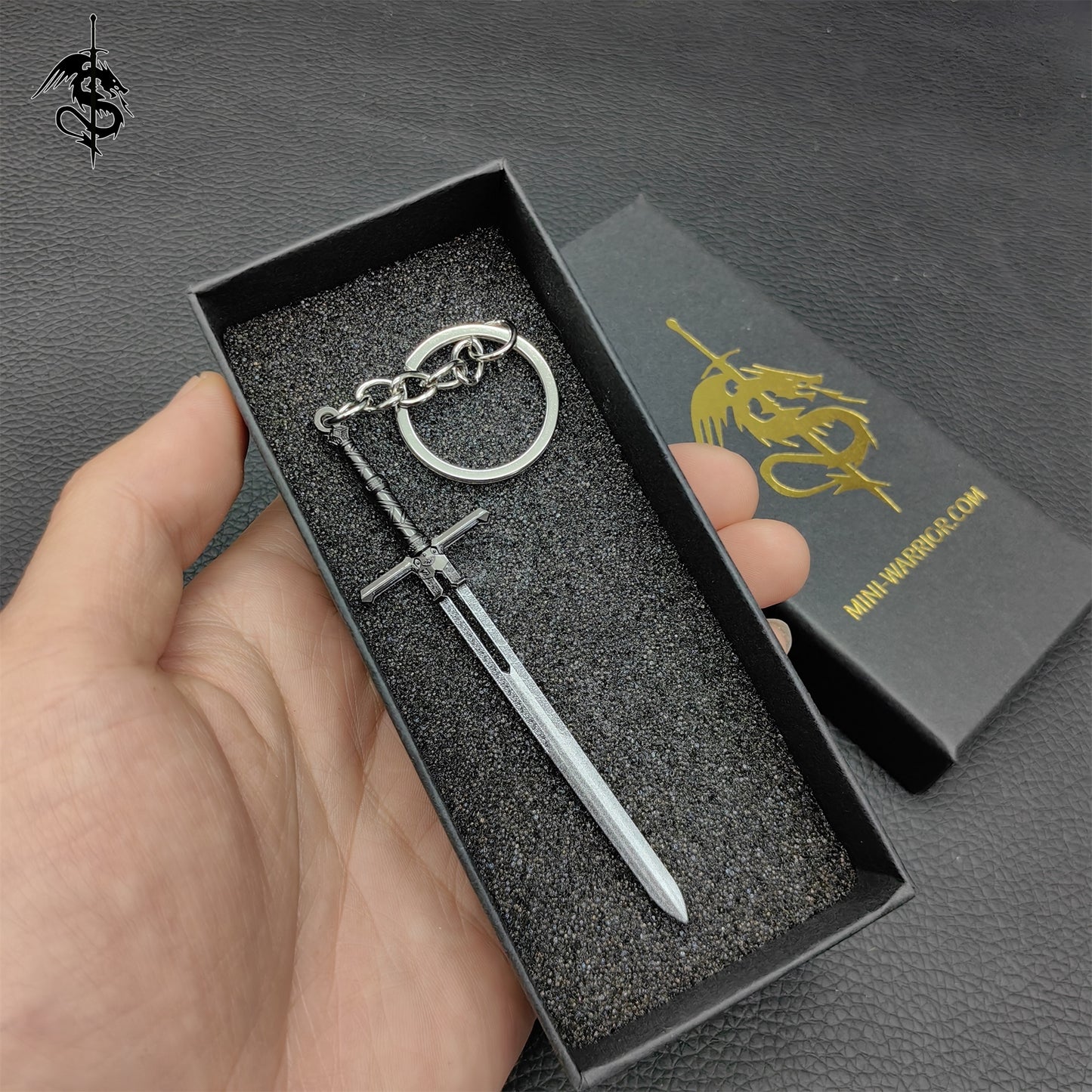 BG3 Game Mini Sword Metal Keychain