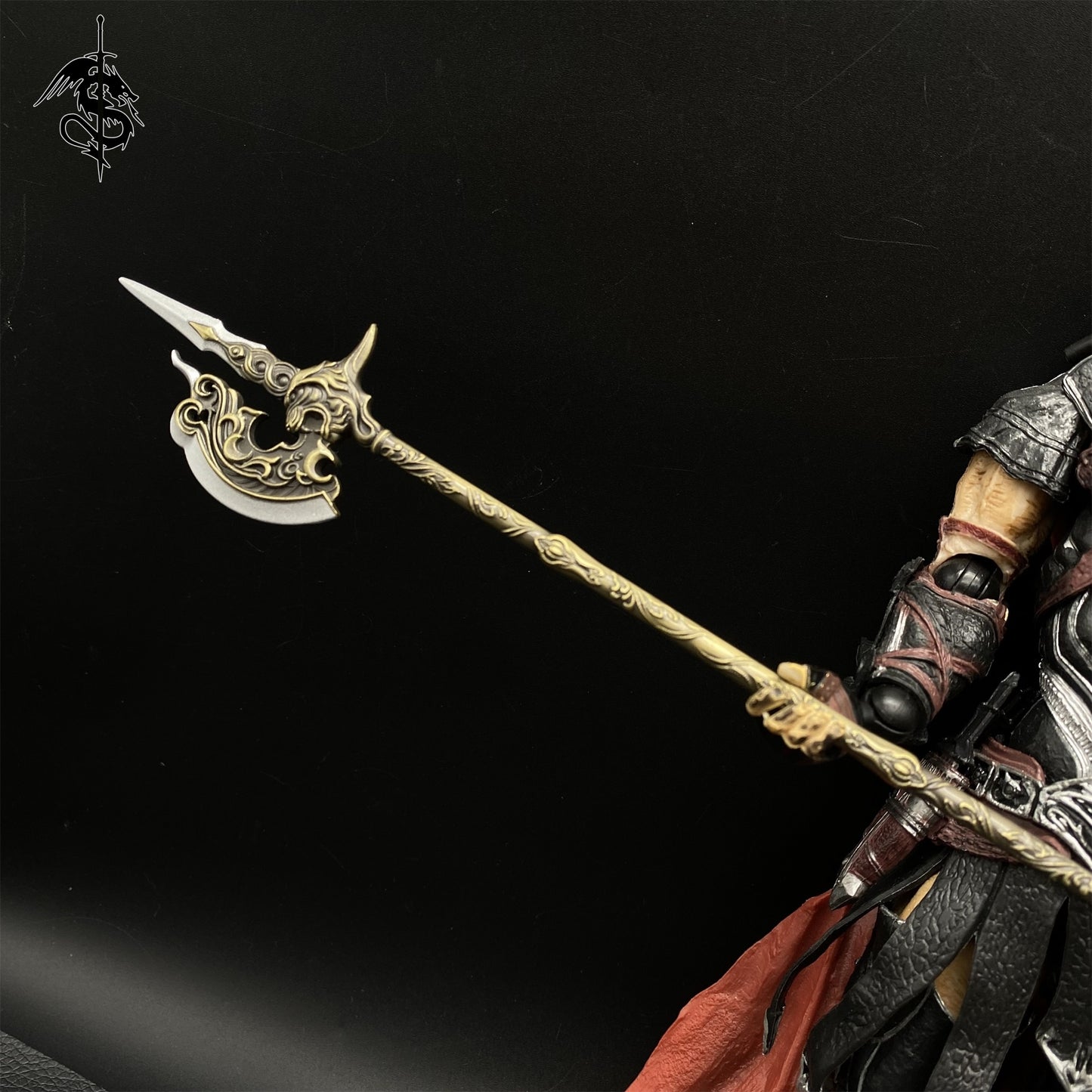 Ancient Chinese Cold Weapon Battle-axe Metal Replica