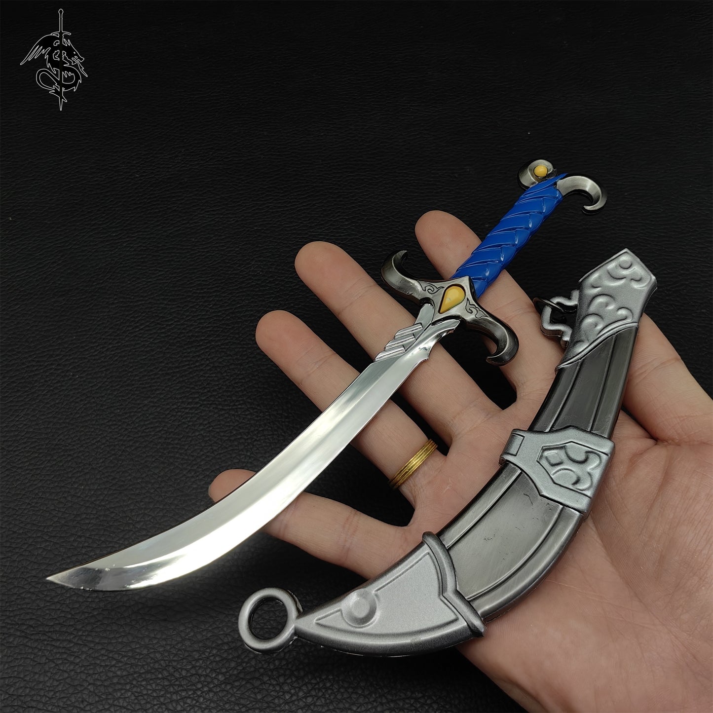 Overwatch Bedouin Shotsword Metal Display Art
