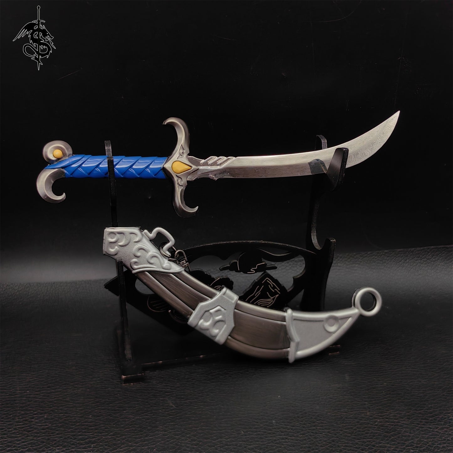 Overwatch Bedouin Shotsword Metal Display Art