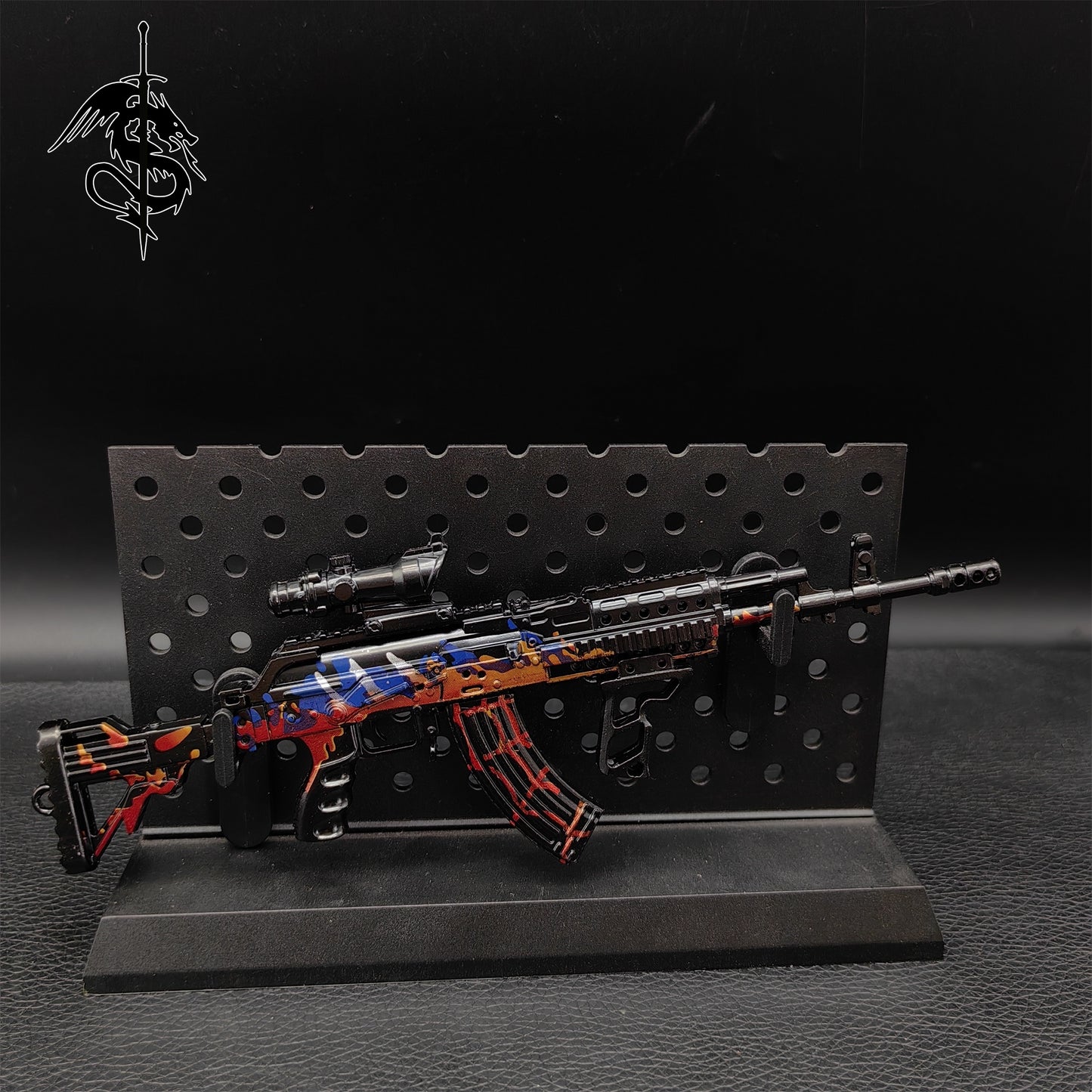 Metal Beryl M762 Miniature Assault Rifle Small Gun Model