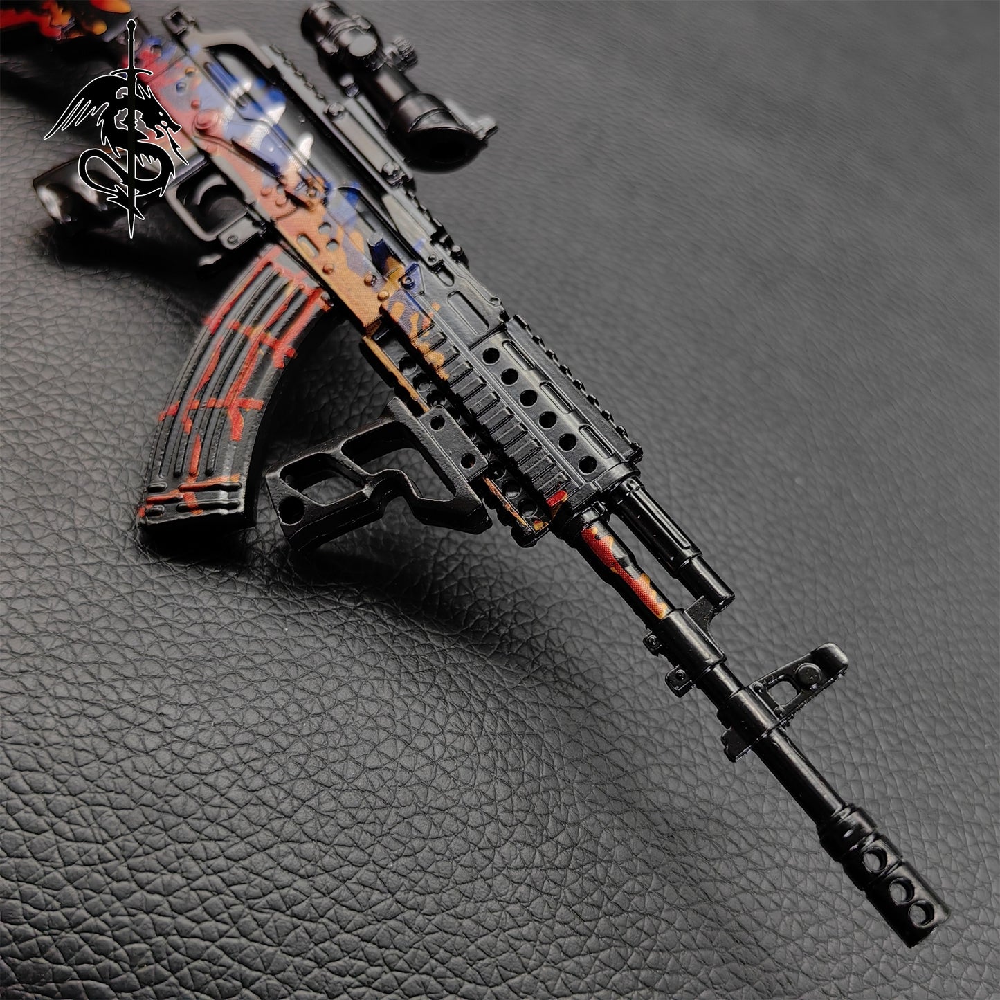 Metal Beryl M762 Miniature Assault Rifle Small Gun Model