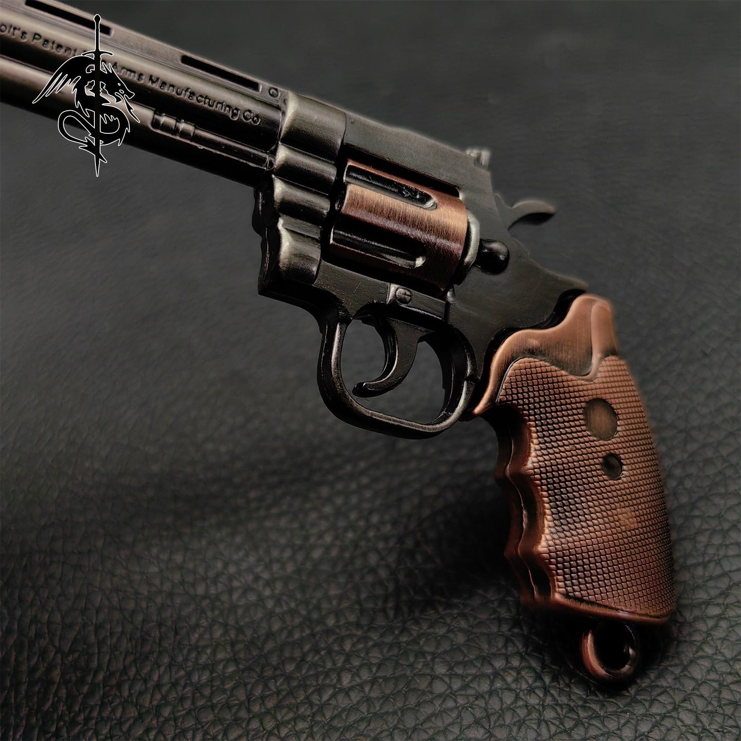 World Famous Tiny Gun Bison Revolver Metal Replica