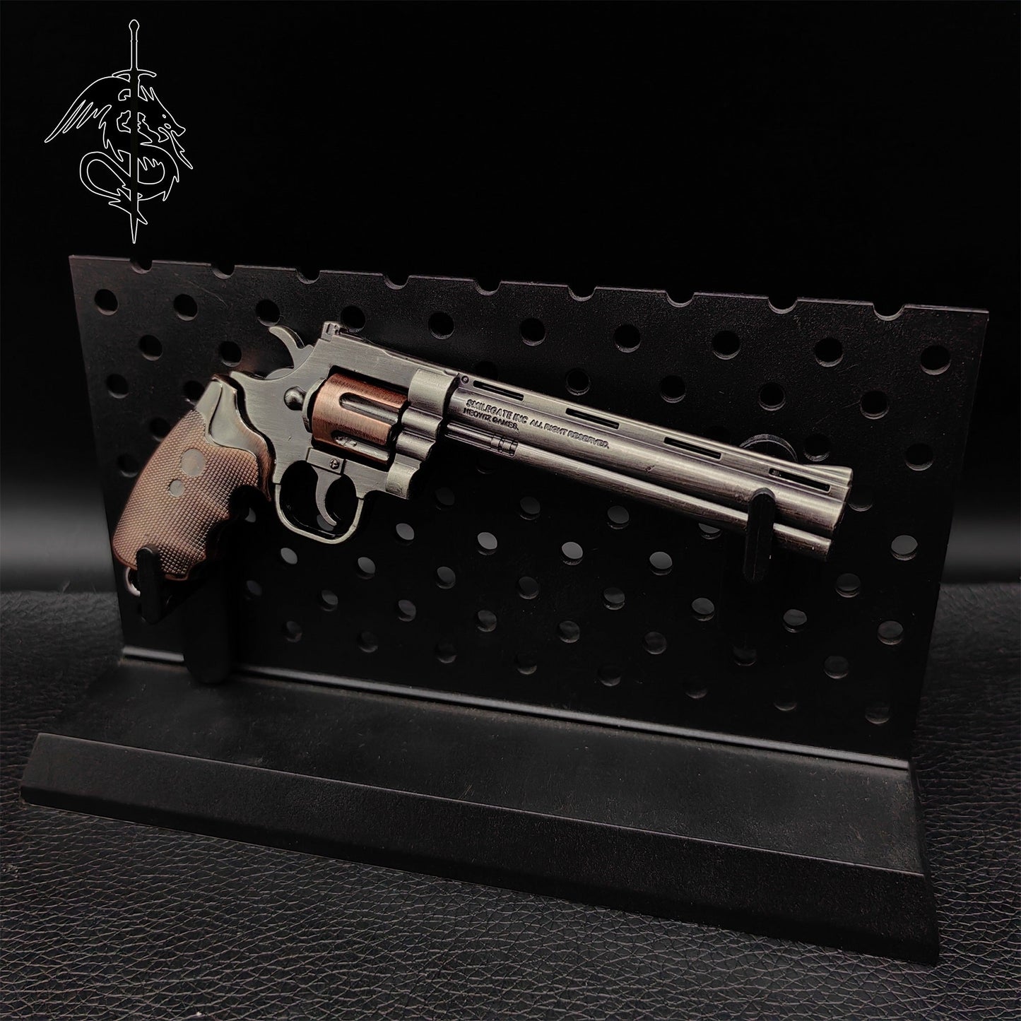 World Famous Tiny Gun Bison Revolver Metal Replica
