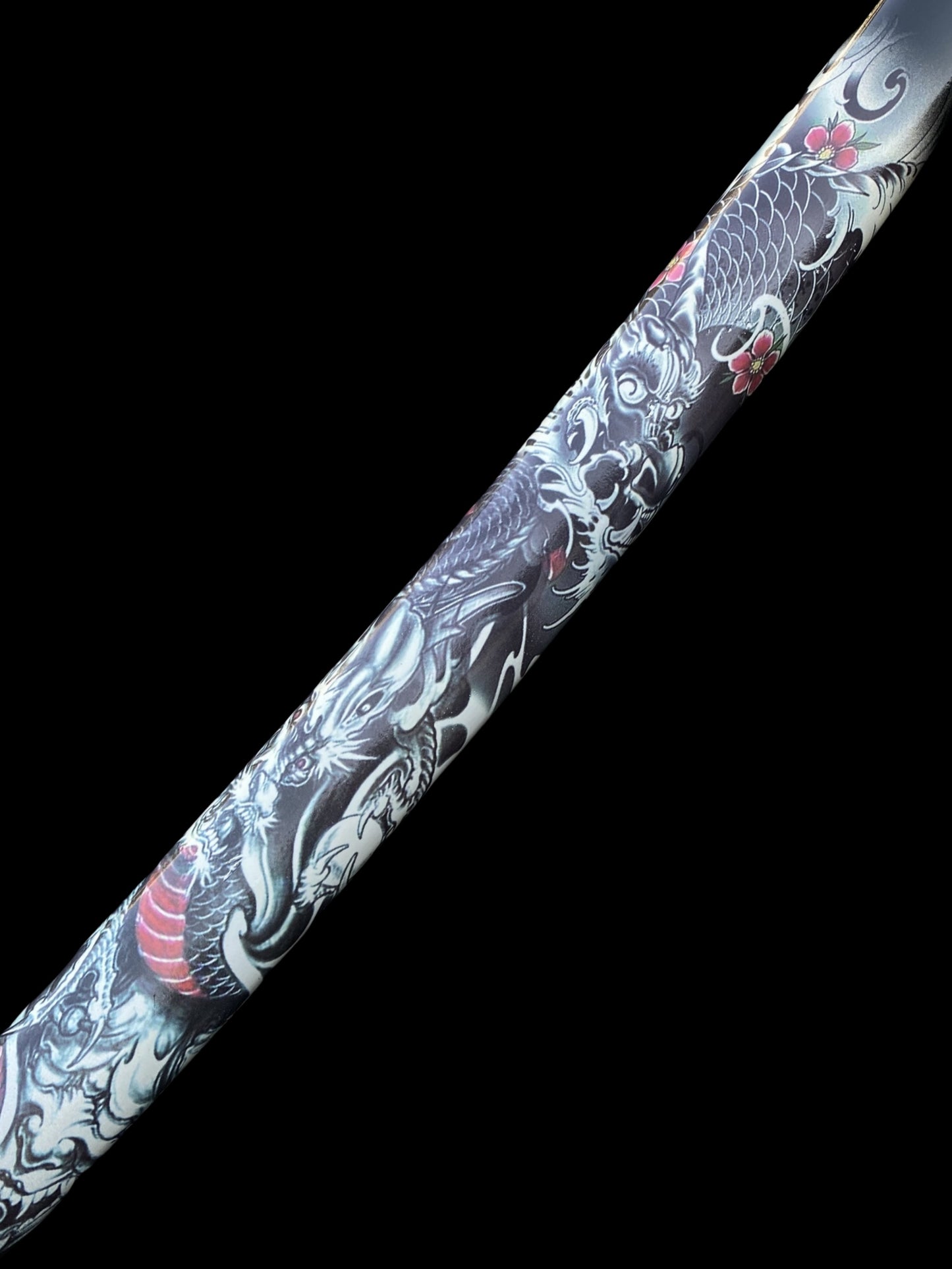 Hand-forged Japanese Katana-Black Dragon's Fang