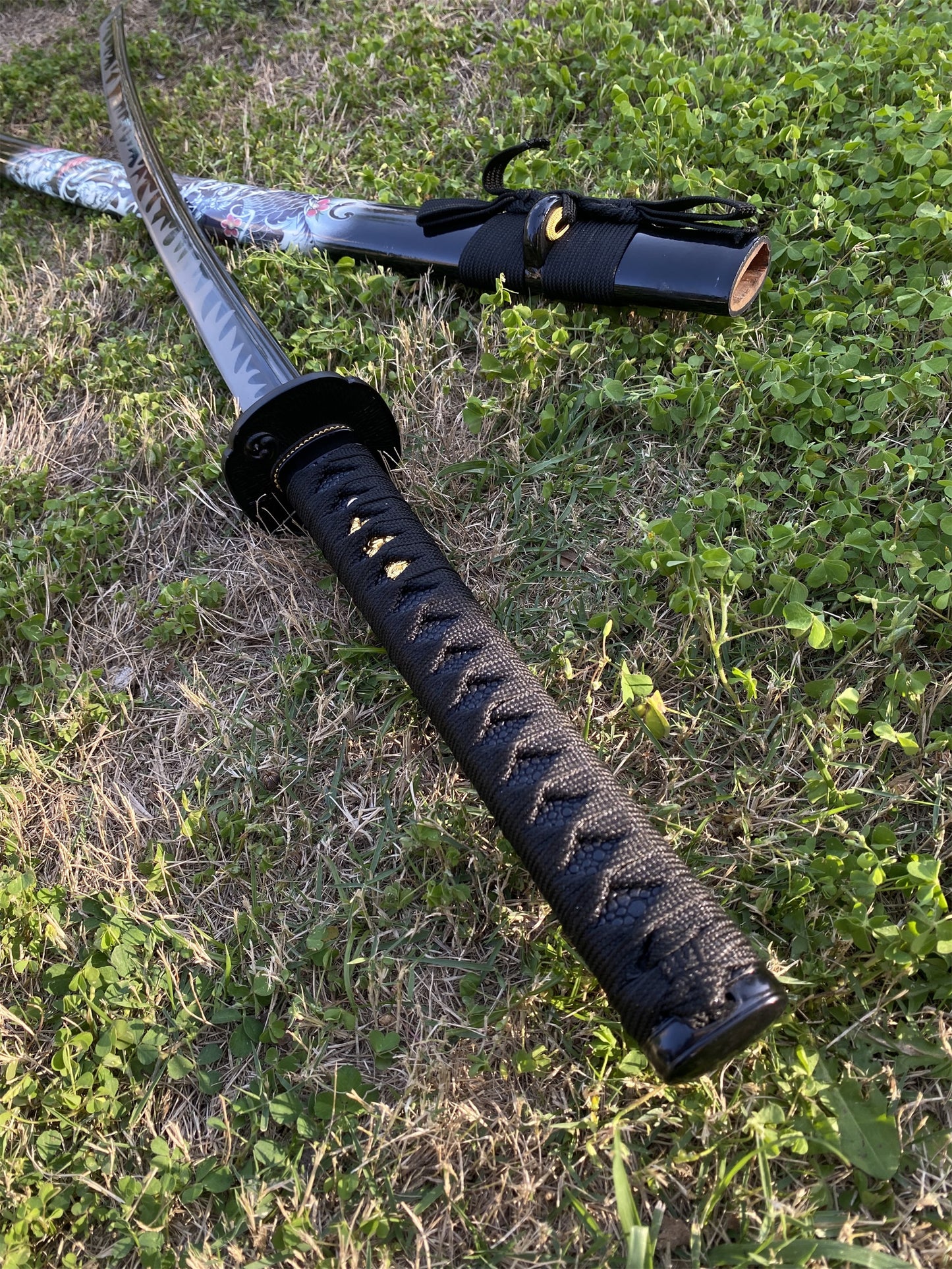 Hand-forged Japanese Katana-Black Dragon's Fang
