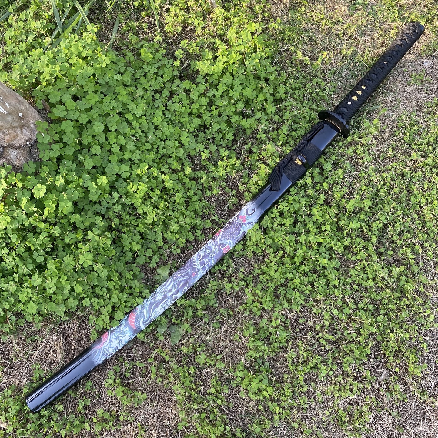 Hand-forged Japanese Katana-Black Dragon's Fang