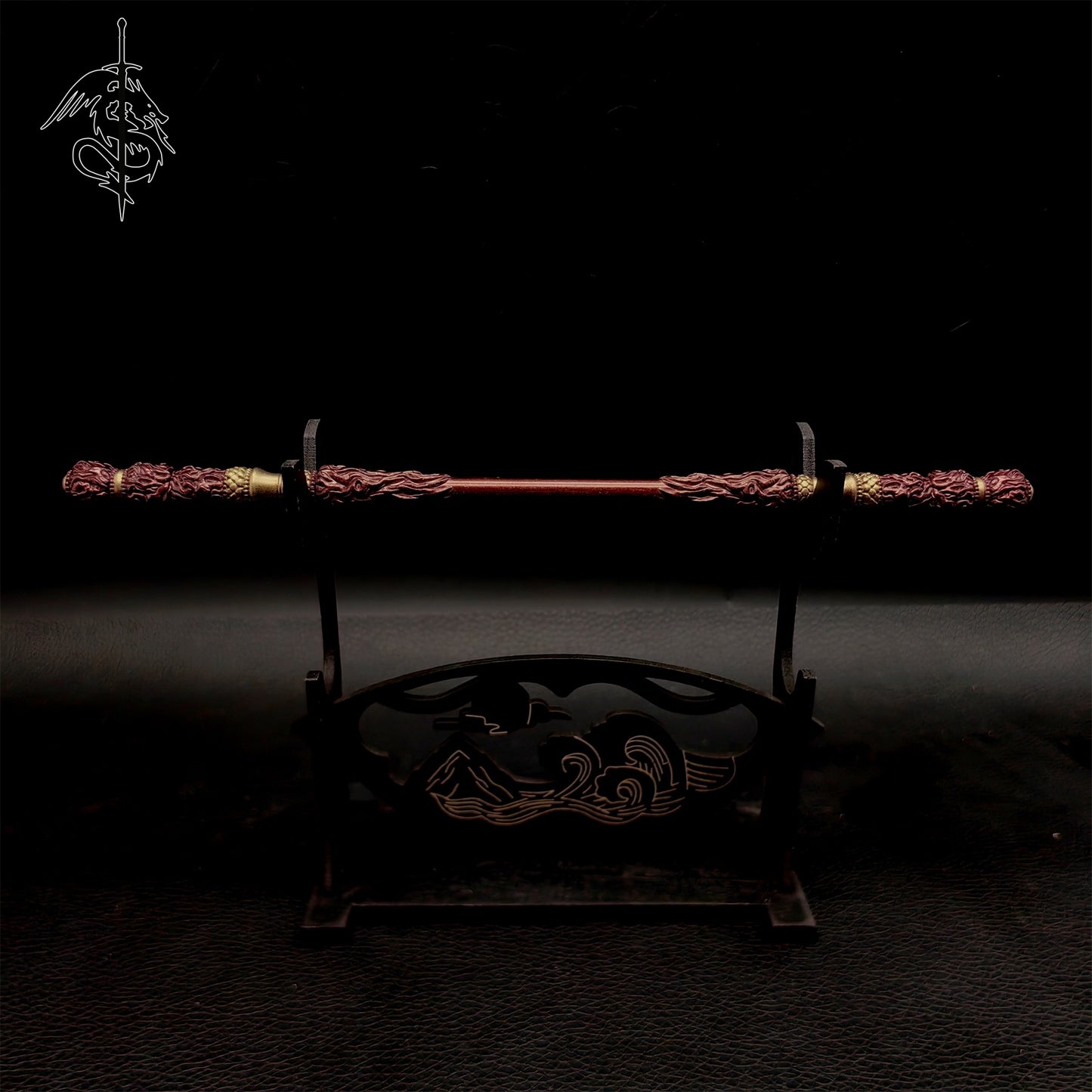 Wukong Staff Monkey King Bar Metal Red Replica 22CM/8.7''