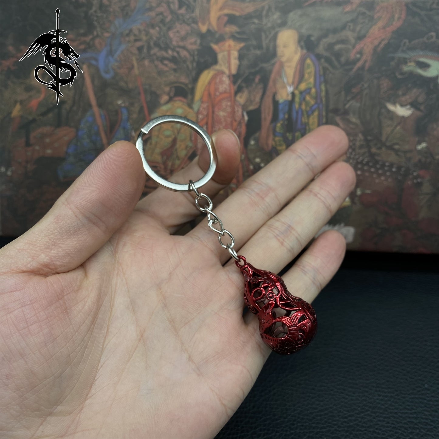 Black Myth: Wukong Bars & Yangjian Trident Metal Props Replica 4 In 1 Gift Box