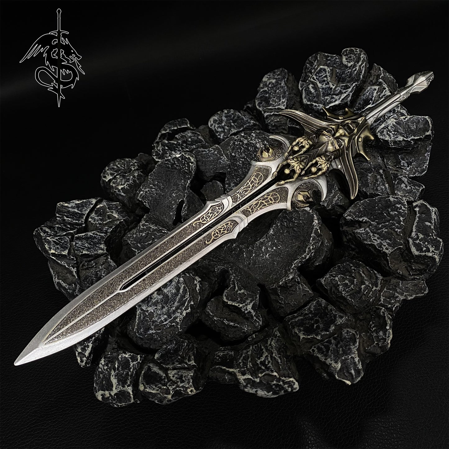 Silver Blade Of Olympus Metal Replica 30CM/11.8" USA Stock