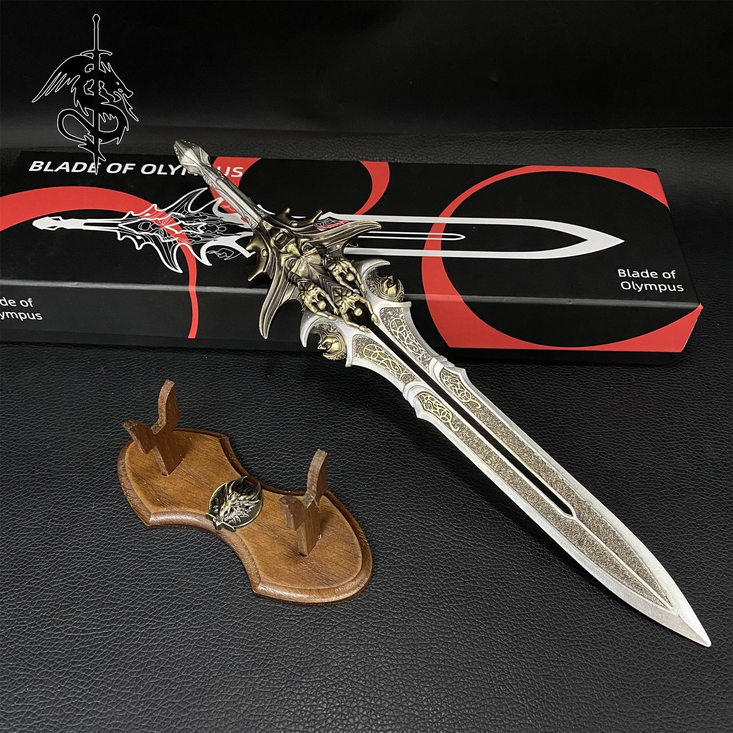 Silver Blade Of Olympus Metal Replica 30CM/11.8" USA Stock