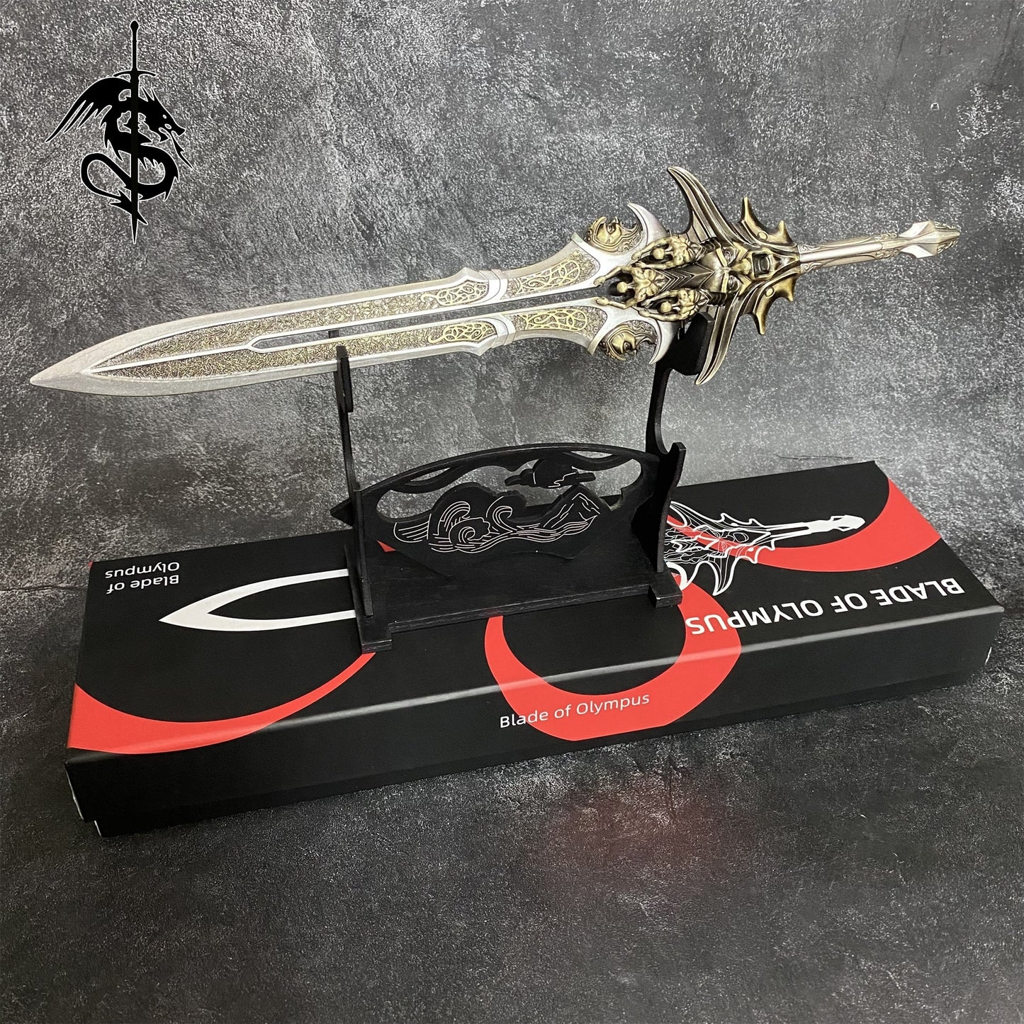 Silver Blade Of Olympus Metal Replica 30CM/11.8" USA Stock