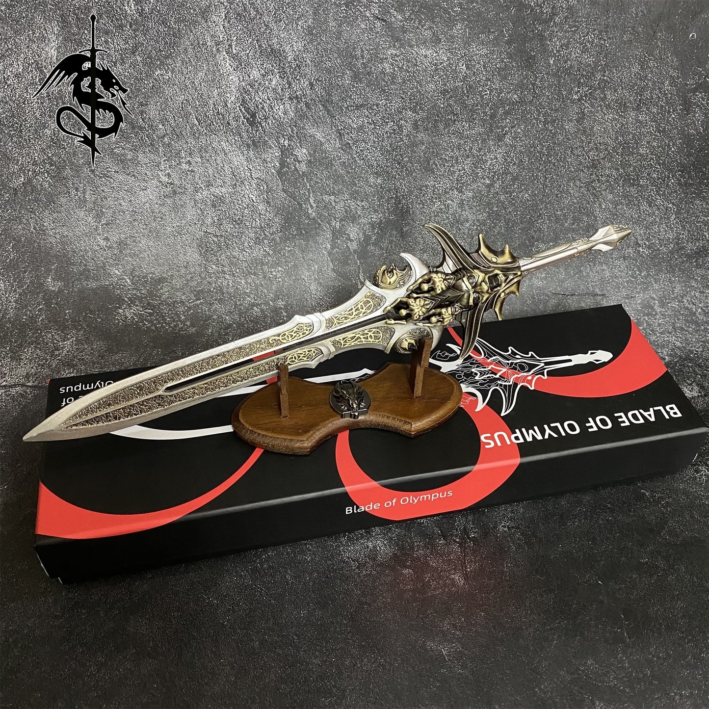 Silver Blade Of Olympus Metal Replica 30CM/11.8" USA Stock