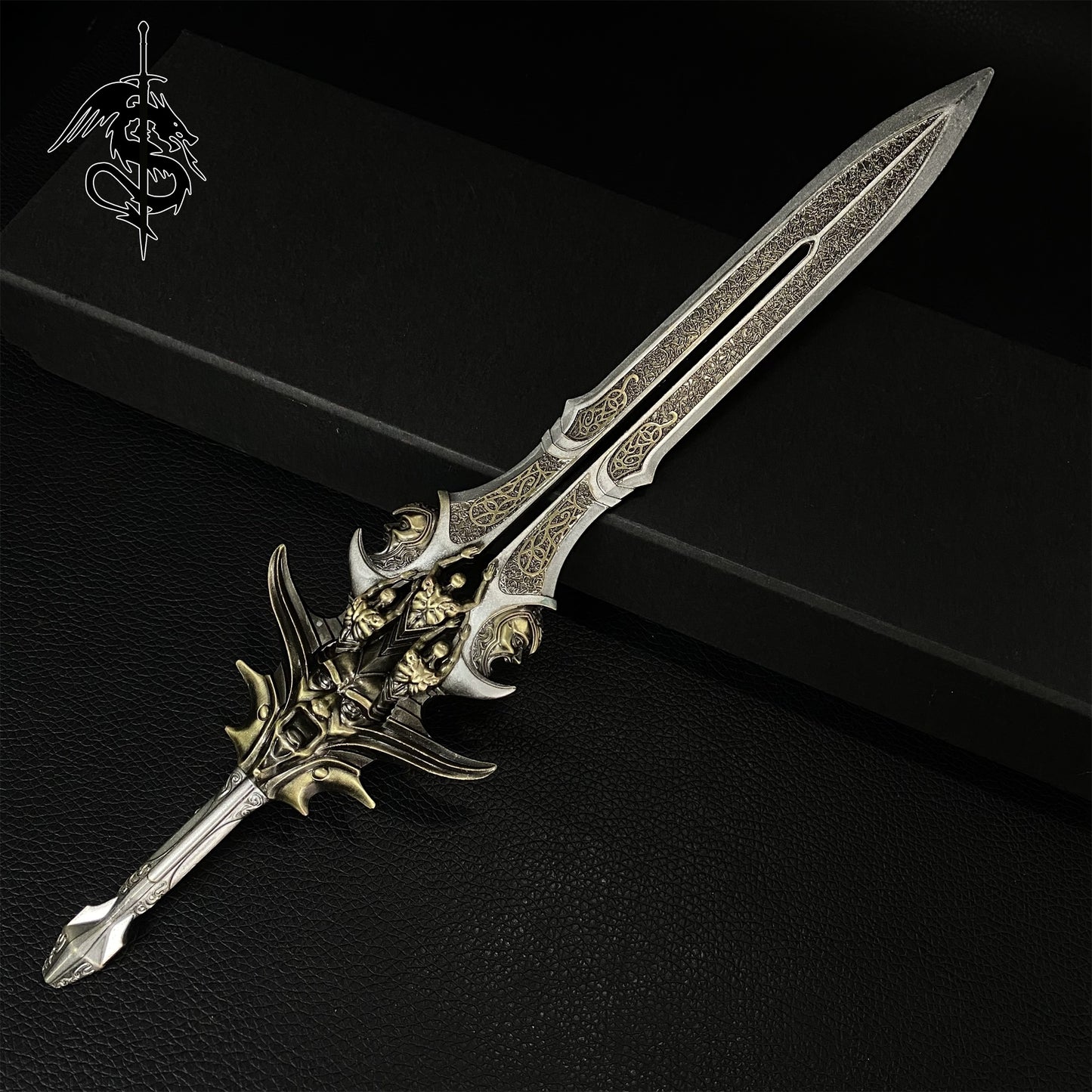 Silver Blade Of Olympus Metal Replica 30CM/11.8" USA Stock