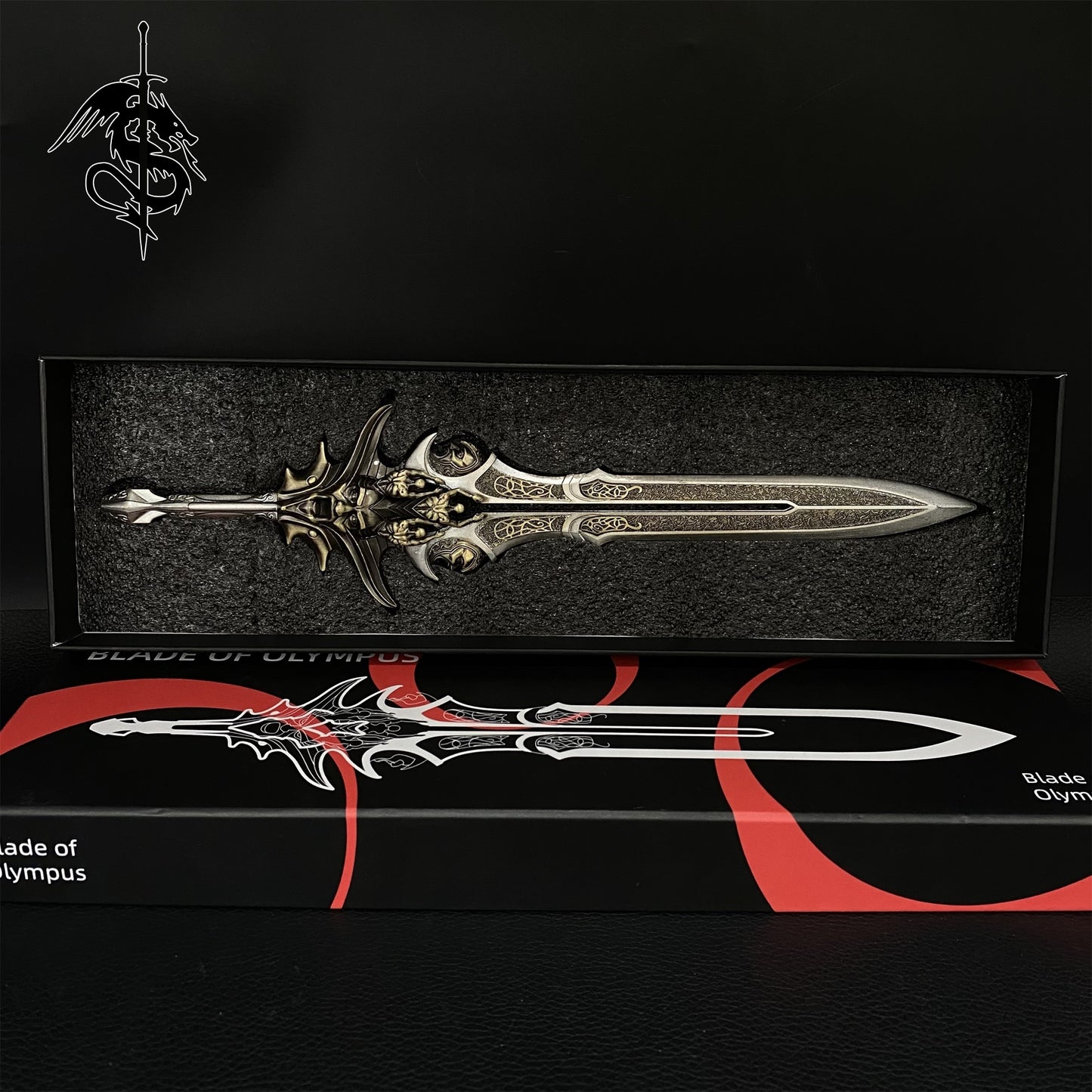 Silver Blade Of Olympus Metal Replica 30CM/11.8" USA Stock