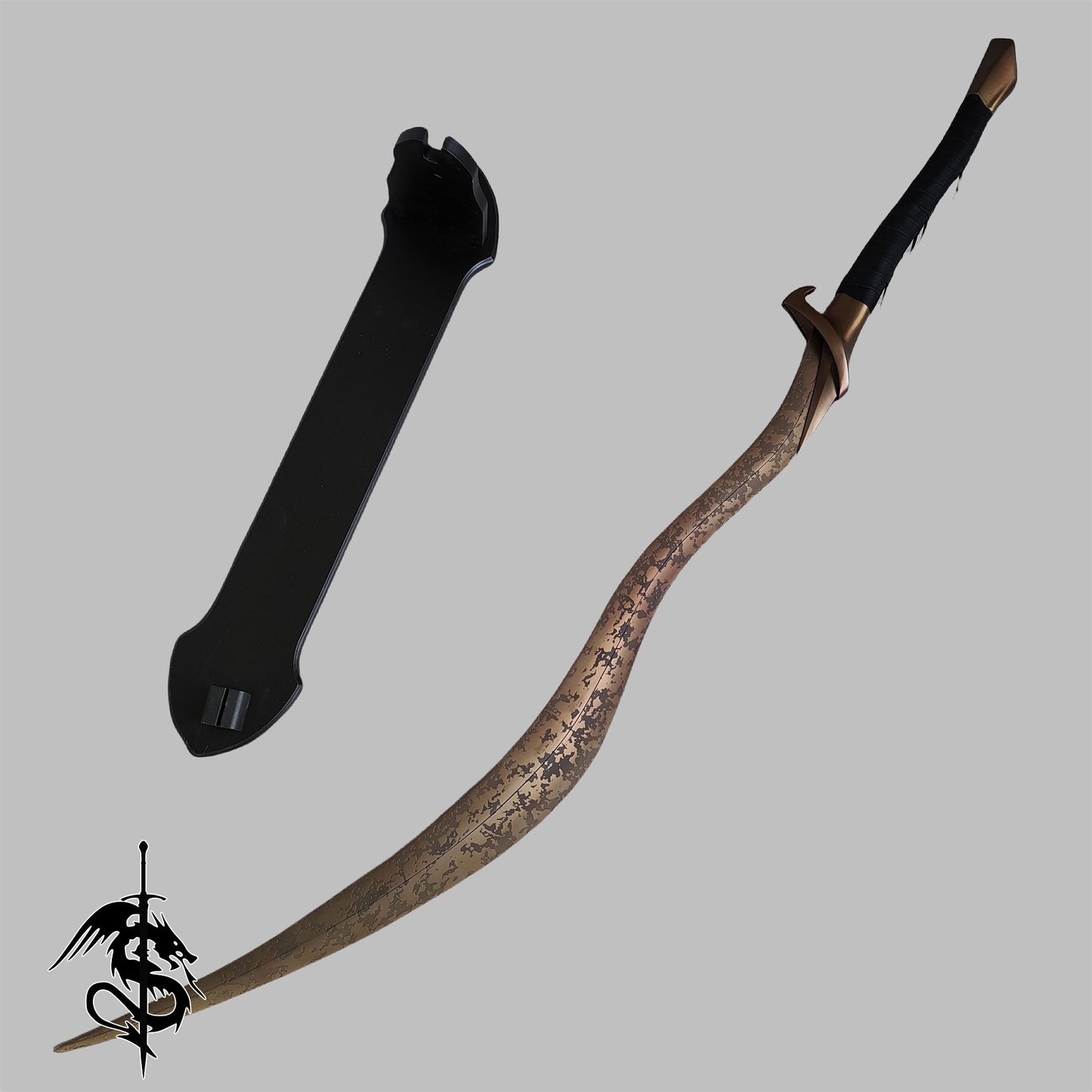 Steel Bloodhound's Fang Curved Greatsword Life-size Prop